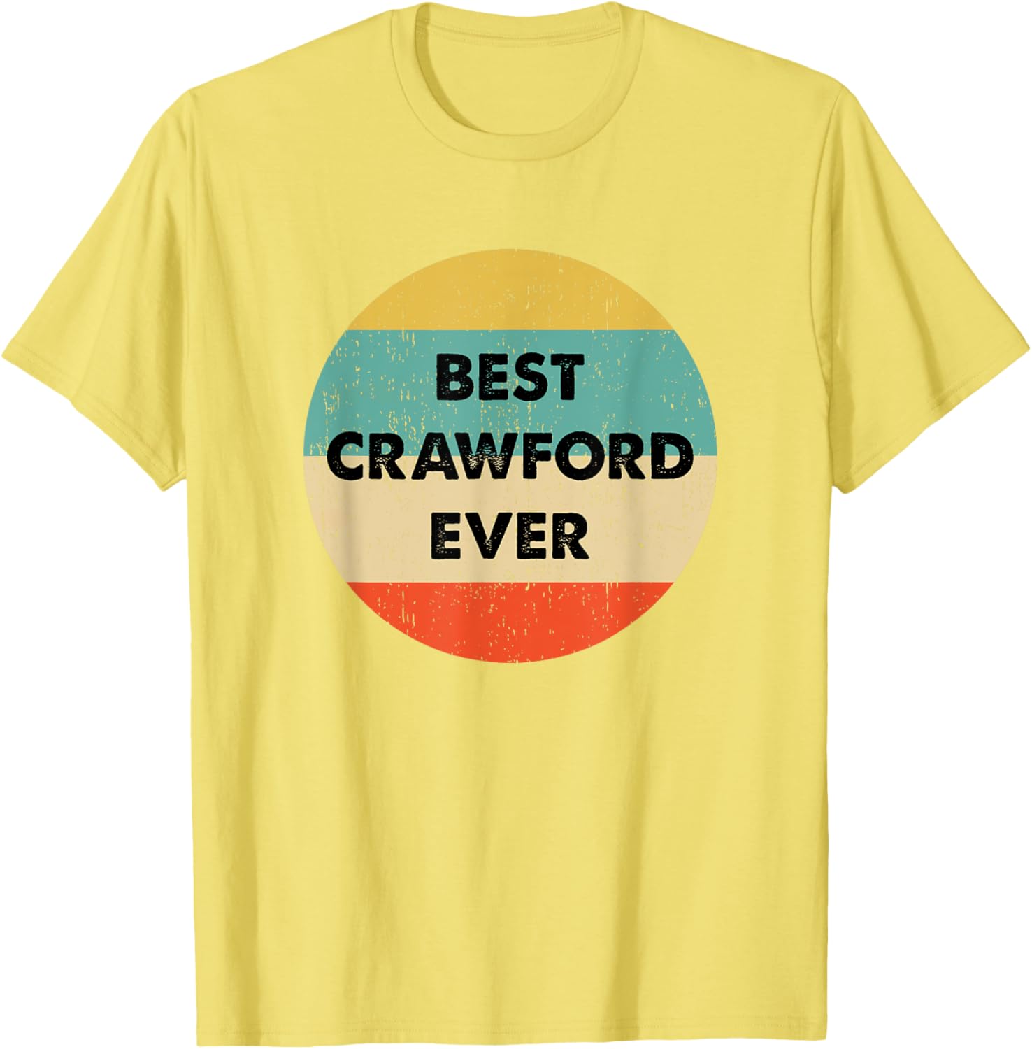 Crawford Personalized T-Shirt for Men and Women - Stylish Name Apparel - 1