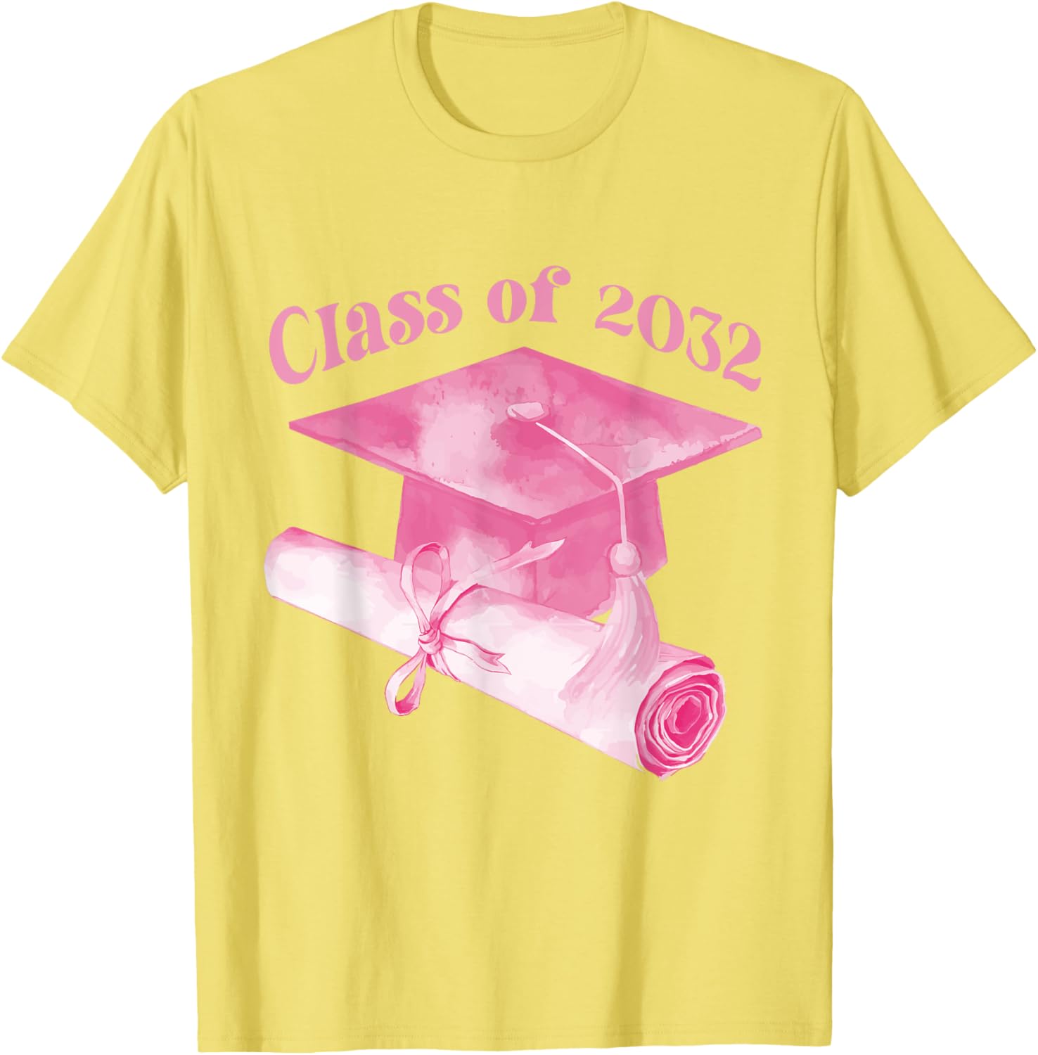 Class of 2032 Graduation Cap T-Shirt for Back to School Fun - 16