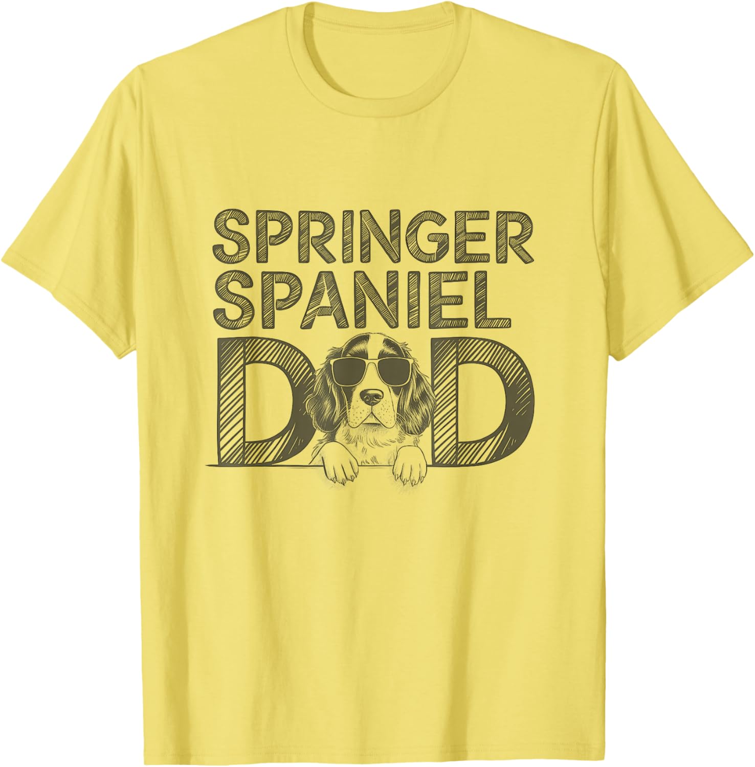 Cute English Springer Spaniel Dad T-Shirt Perfect for Dog Lovers - 5
