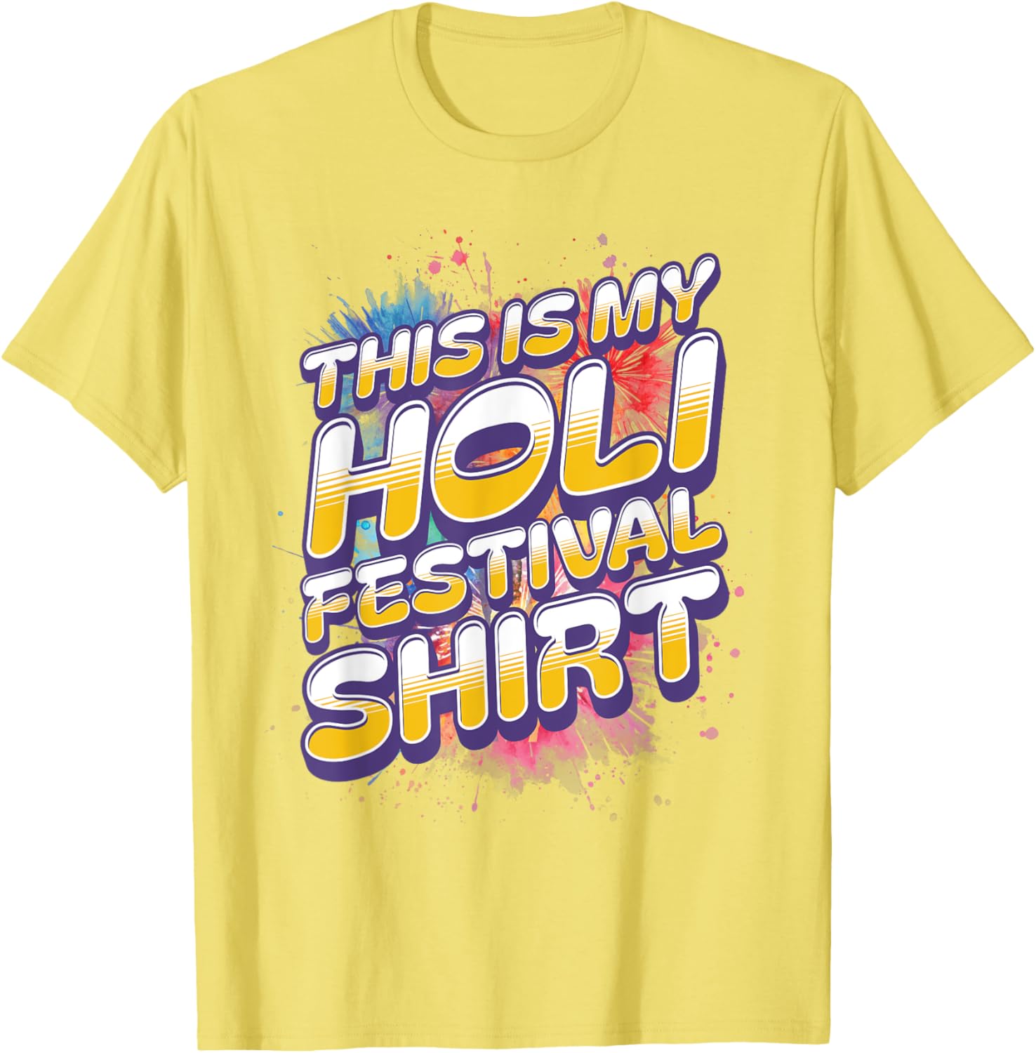 Colorful Holi Festival Shirt for Men and Women - Celebrate in Style - 16