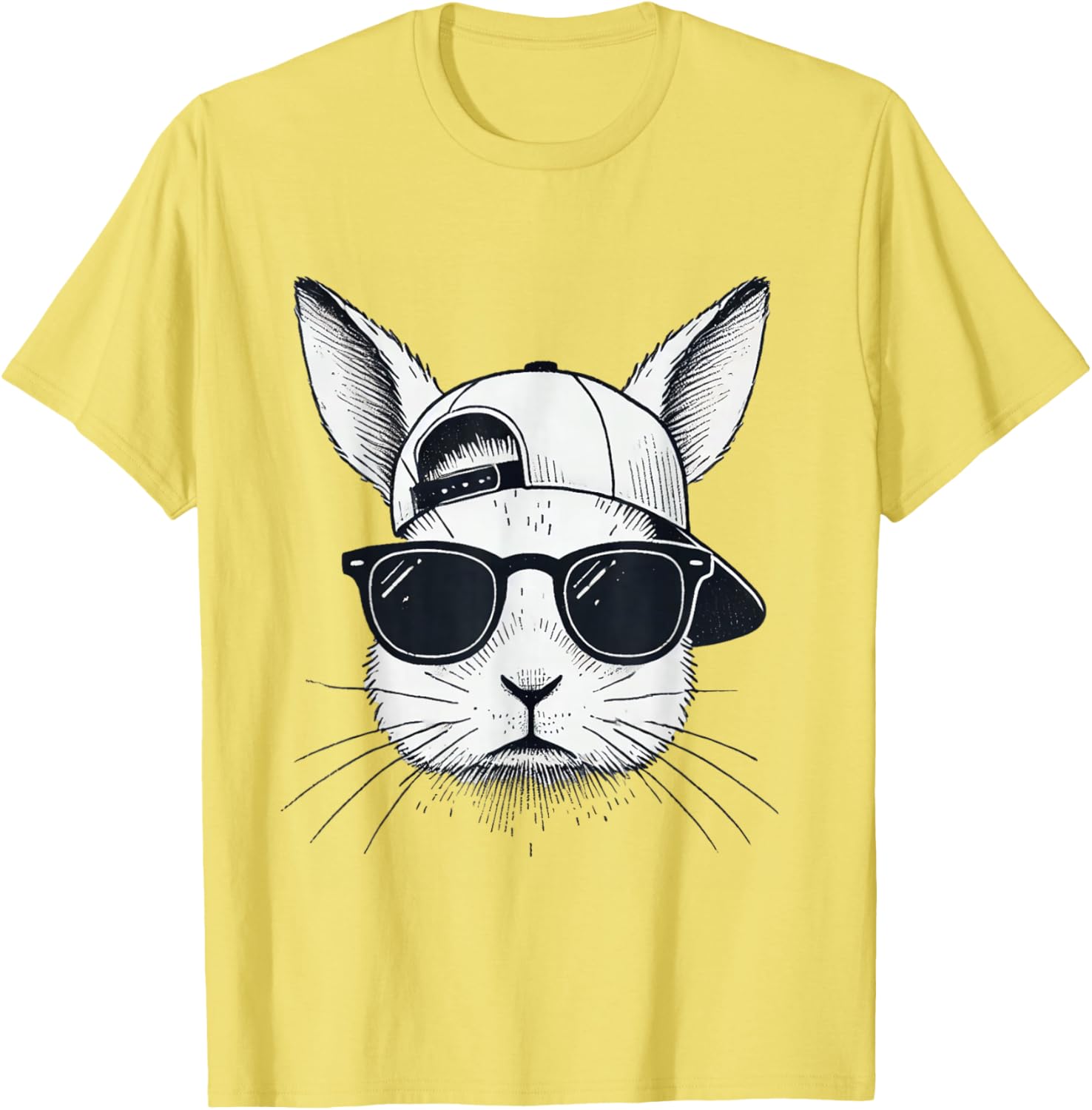 Cool Bunny Face Sunglasses T-Shirt for Easter Fun β Boys, Men, Kids - 9