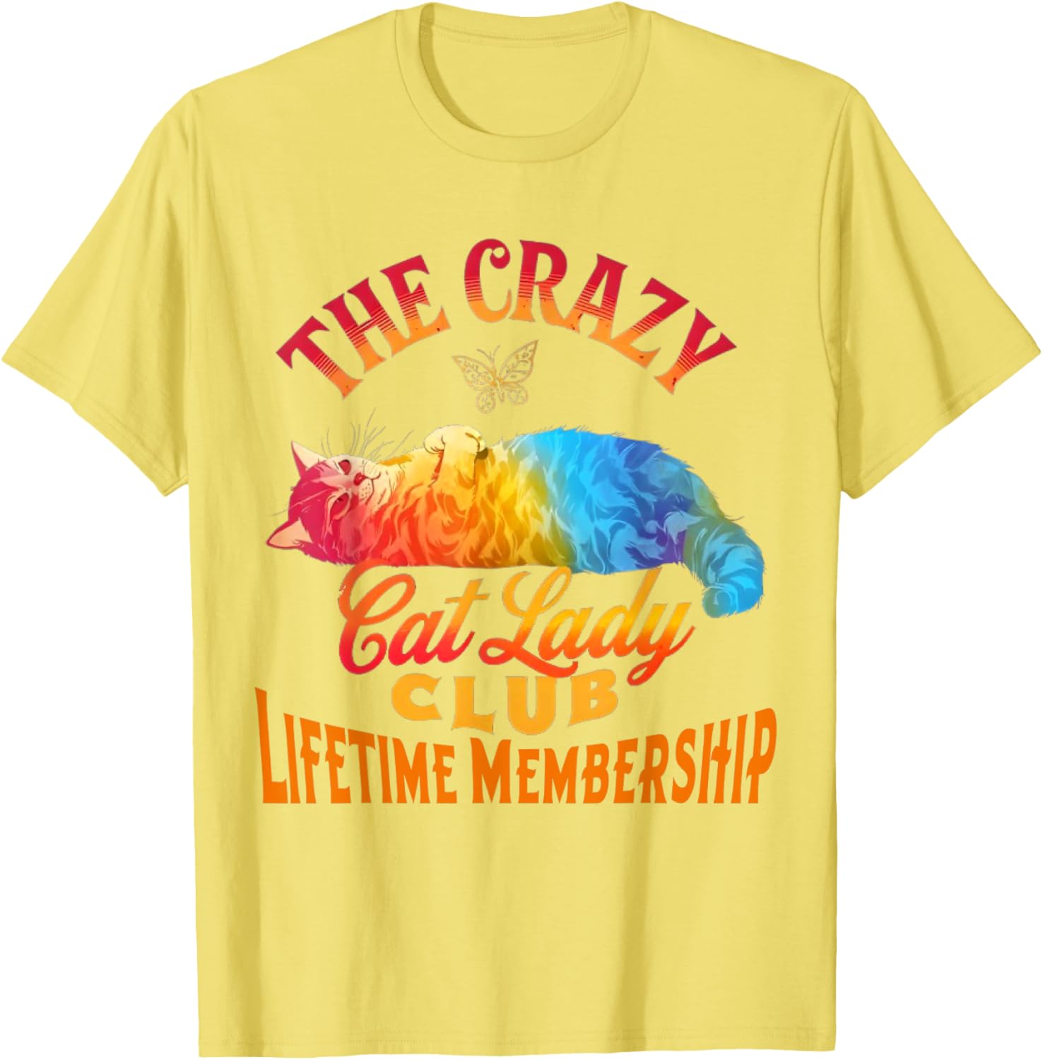 Crazy Cat Lady Club T-Shirt for Cat Lovers - Fun and Stylish Apparel - 4