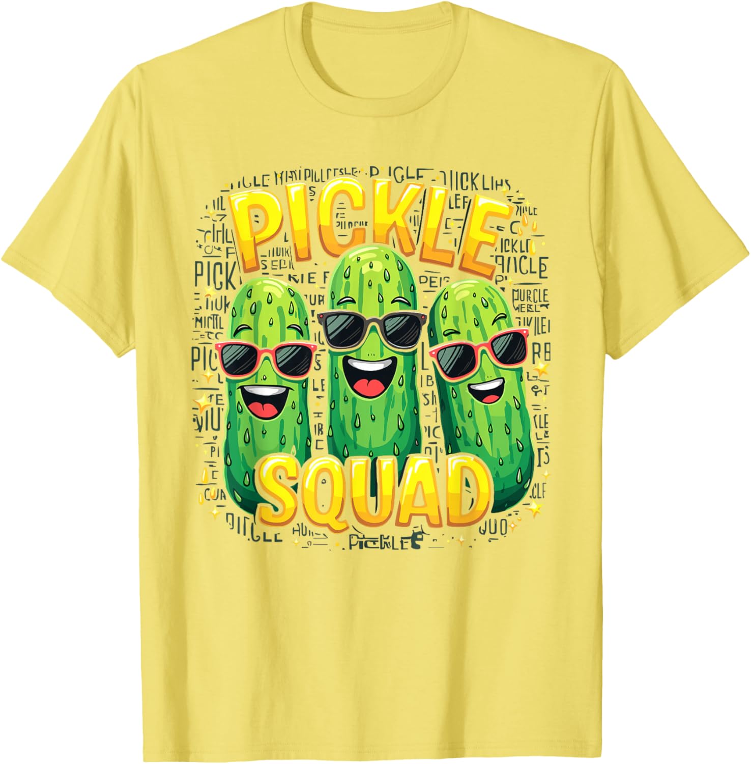 Cute Pickle Squad Shirt Fun Cucumber Jar T-Shirt for Pickle Lovers - 28