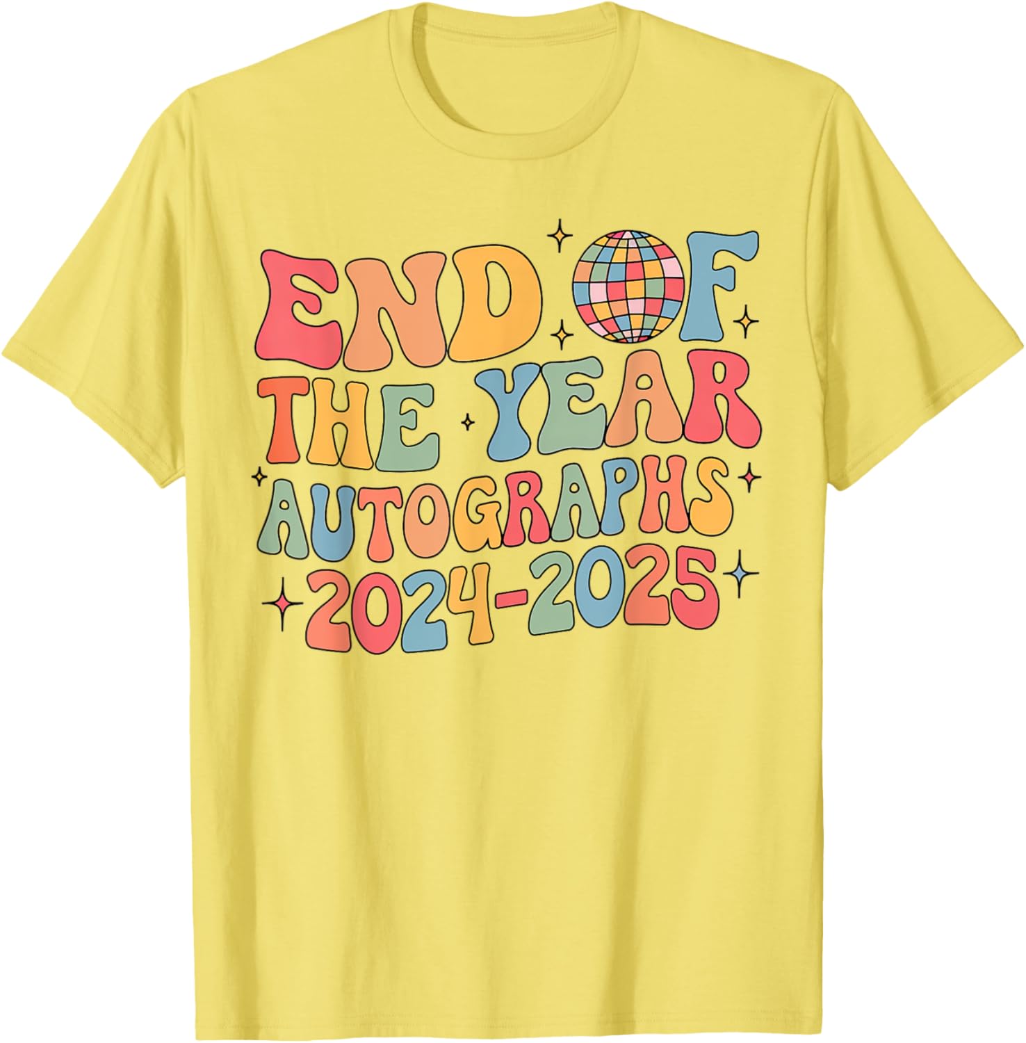 End of Year Autographs T-Shirt for Last Day of School 2024/2025 - 29