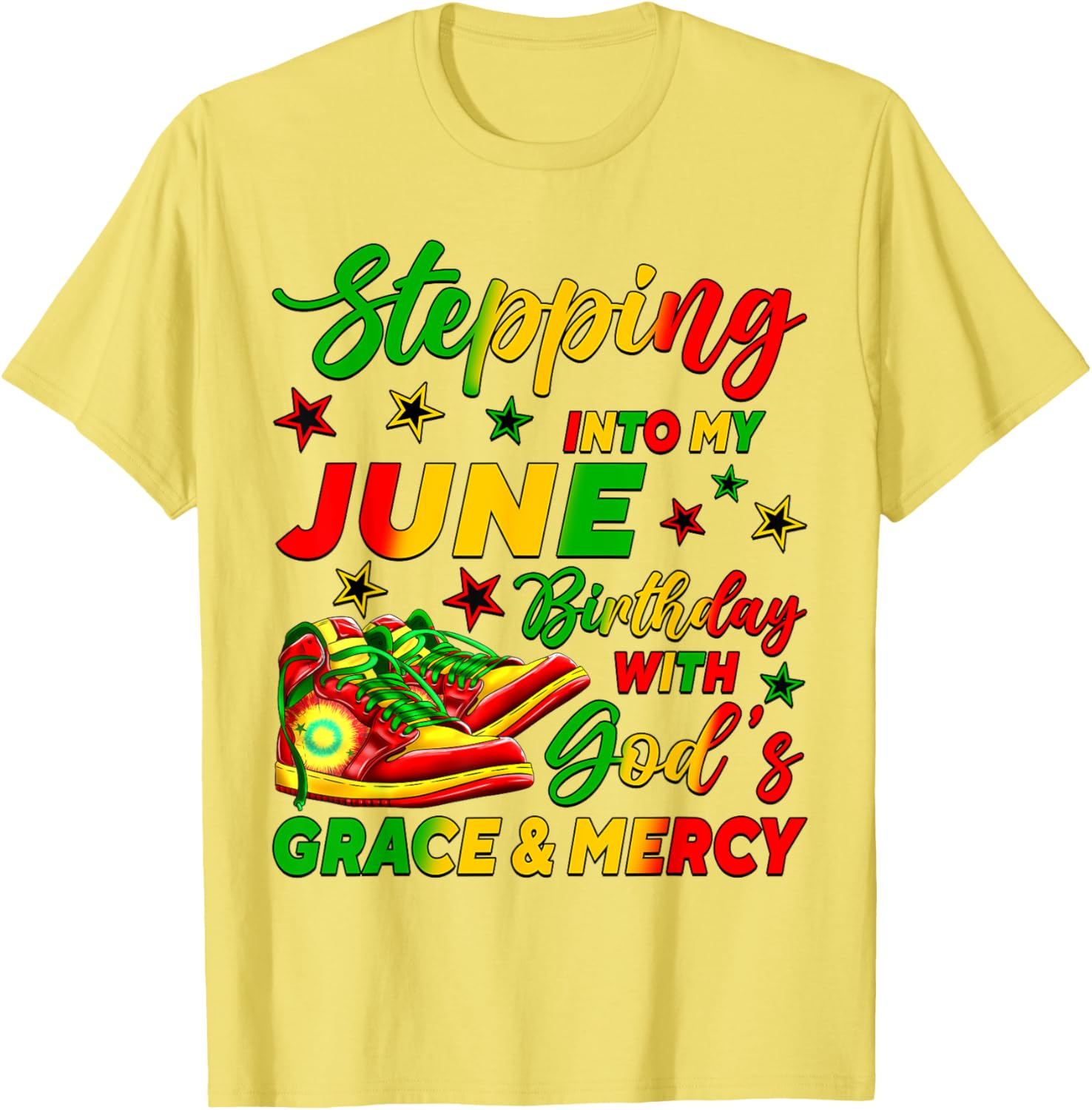 Celebrate My June Birthday with Stylish African American Shoes T-Shirt - 11