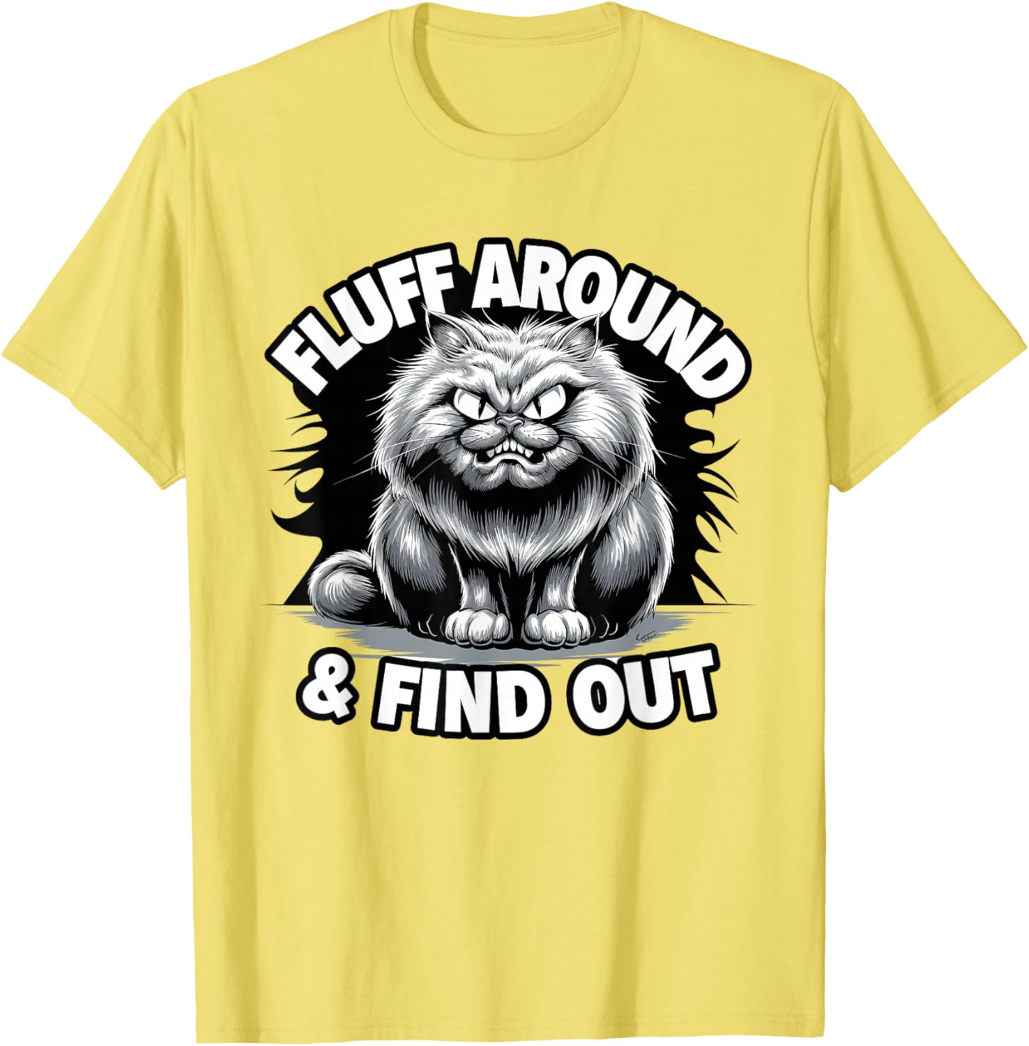 Funny Sarcastic Cat Lady Quote T-Shirt for Pet Lovers and Cat Moms - 9