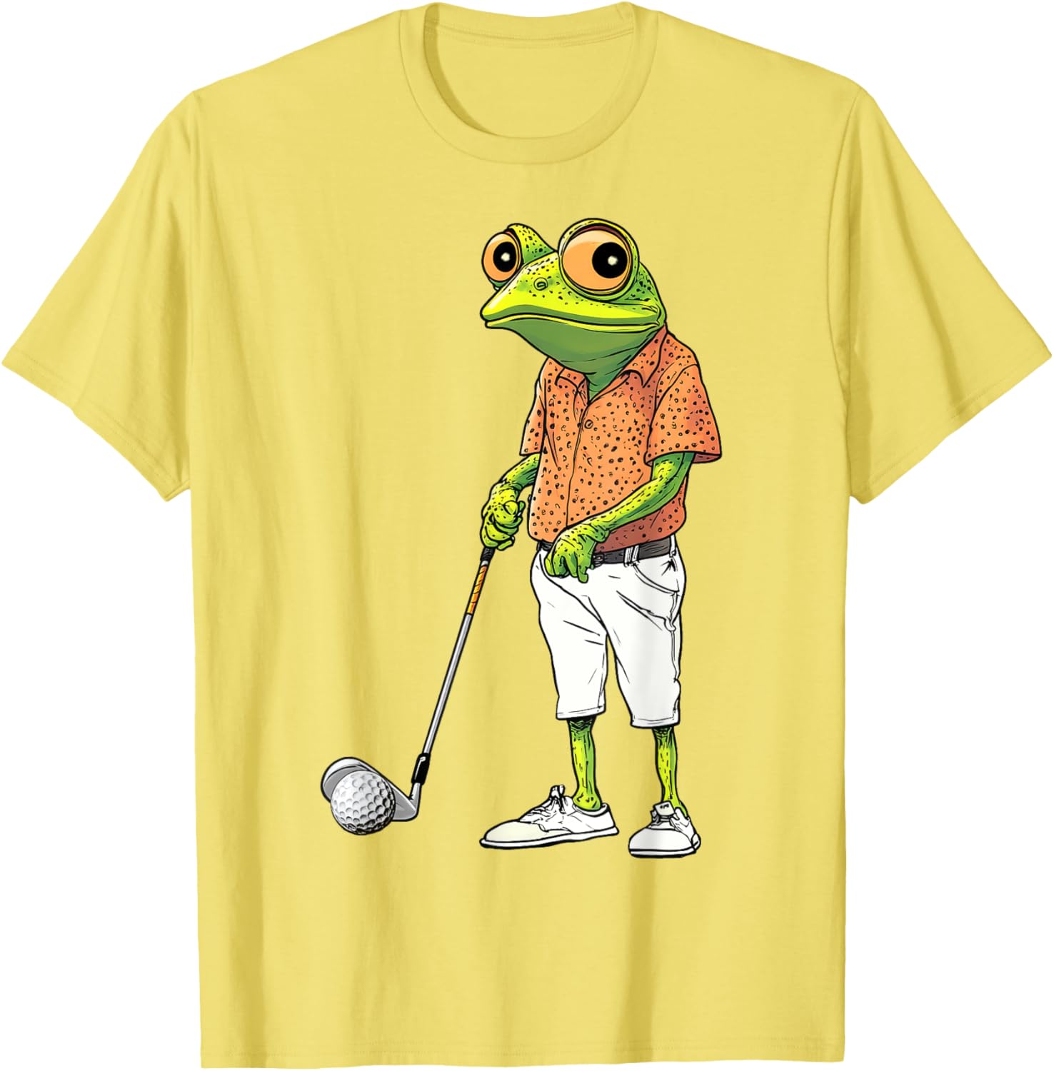 Cute Frog Golf Player T-Shirt for Golf Lovers and Animal Fans - 14