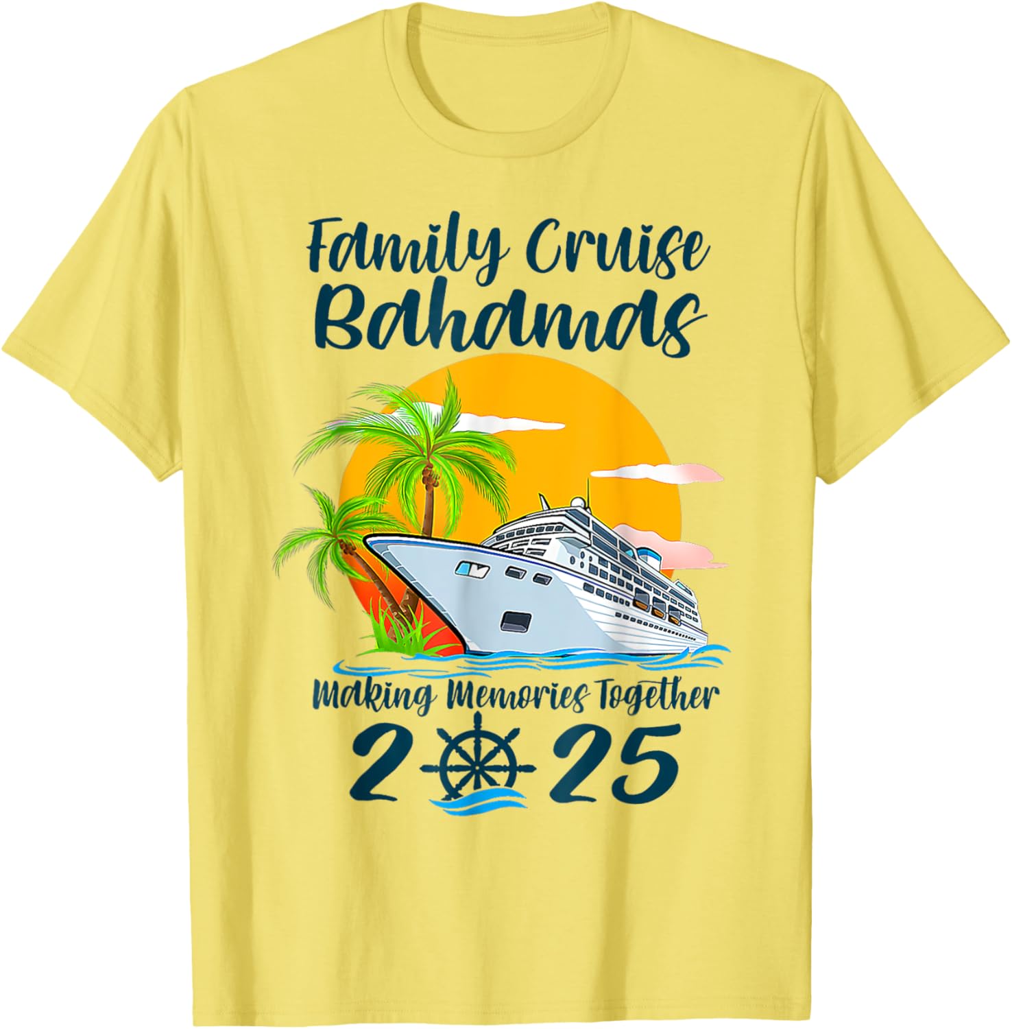 Family Cruise Bahamas Vacation 2025 T-Shirt for Making Memories Together - 8