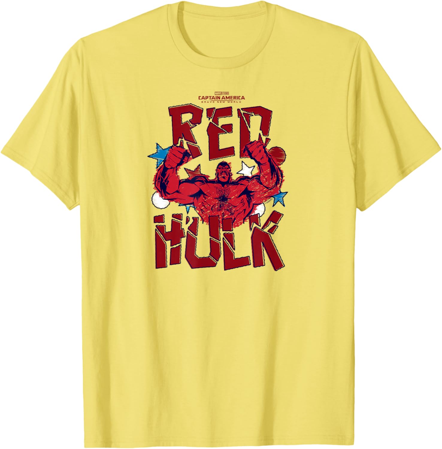 Captain America Brave New World Red Hulk Scribble T-Shirt for Fans - 11