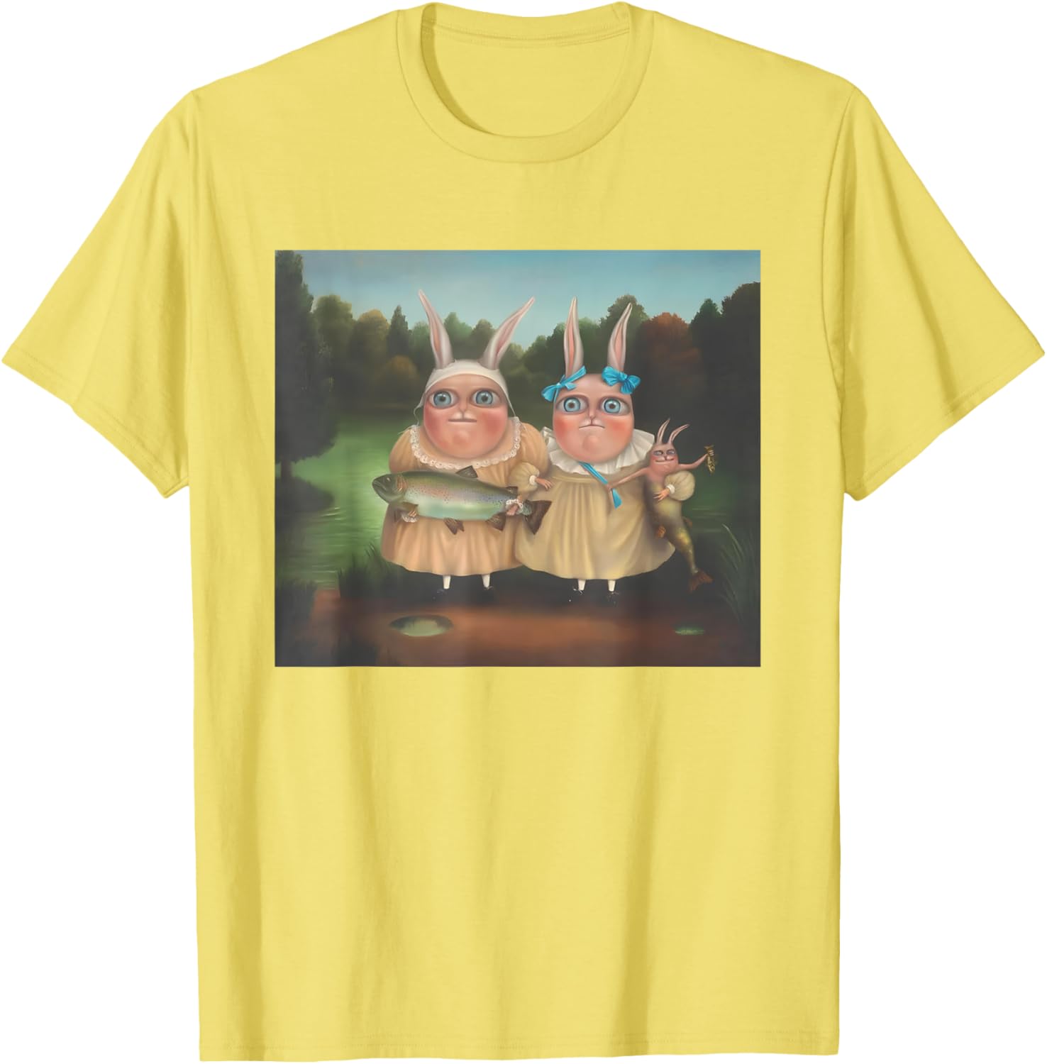 Cute Easter Bunny T-Shirt for Rabbit Lovers by Irena Aizen - 13