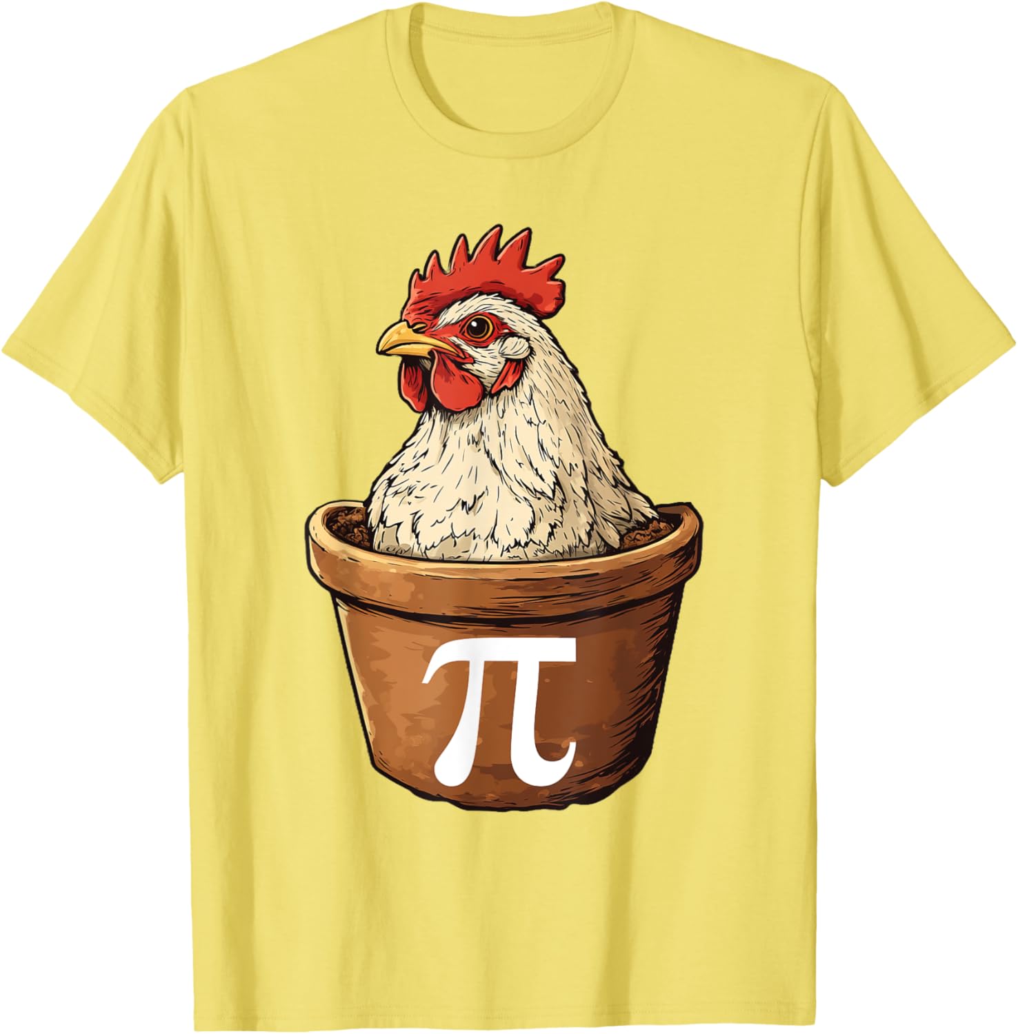 Funny Chicken Pot Pi Math T-Shirt for Math Lovers and Foodies - 2