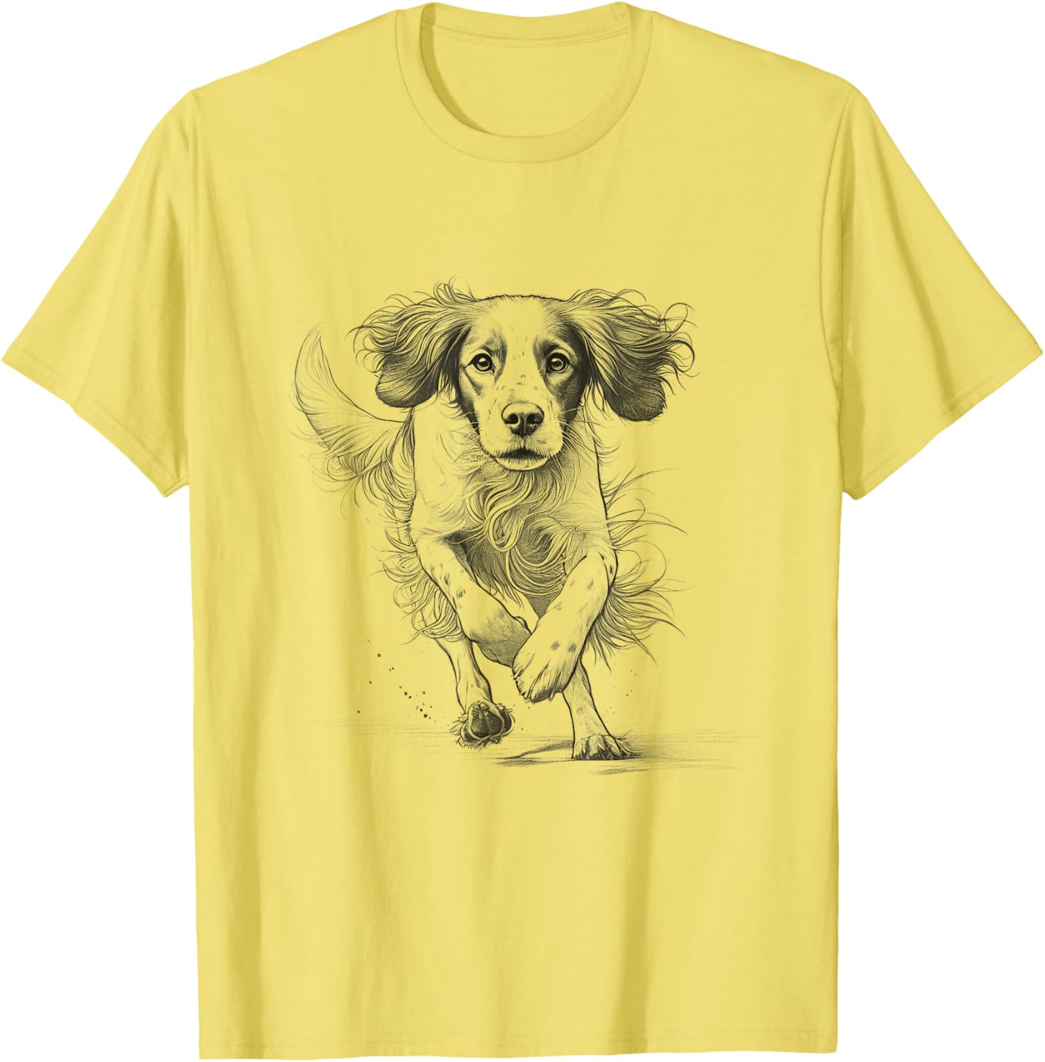 Brittany Spaniel Running T-Shirt for Dog Lovers - Unisex Design - 10