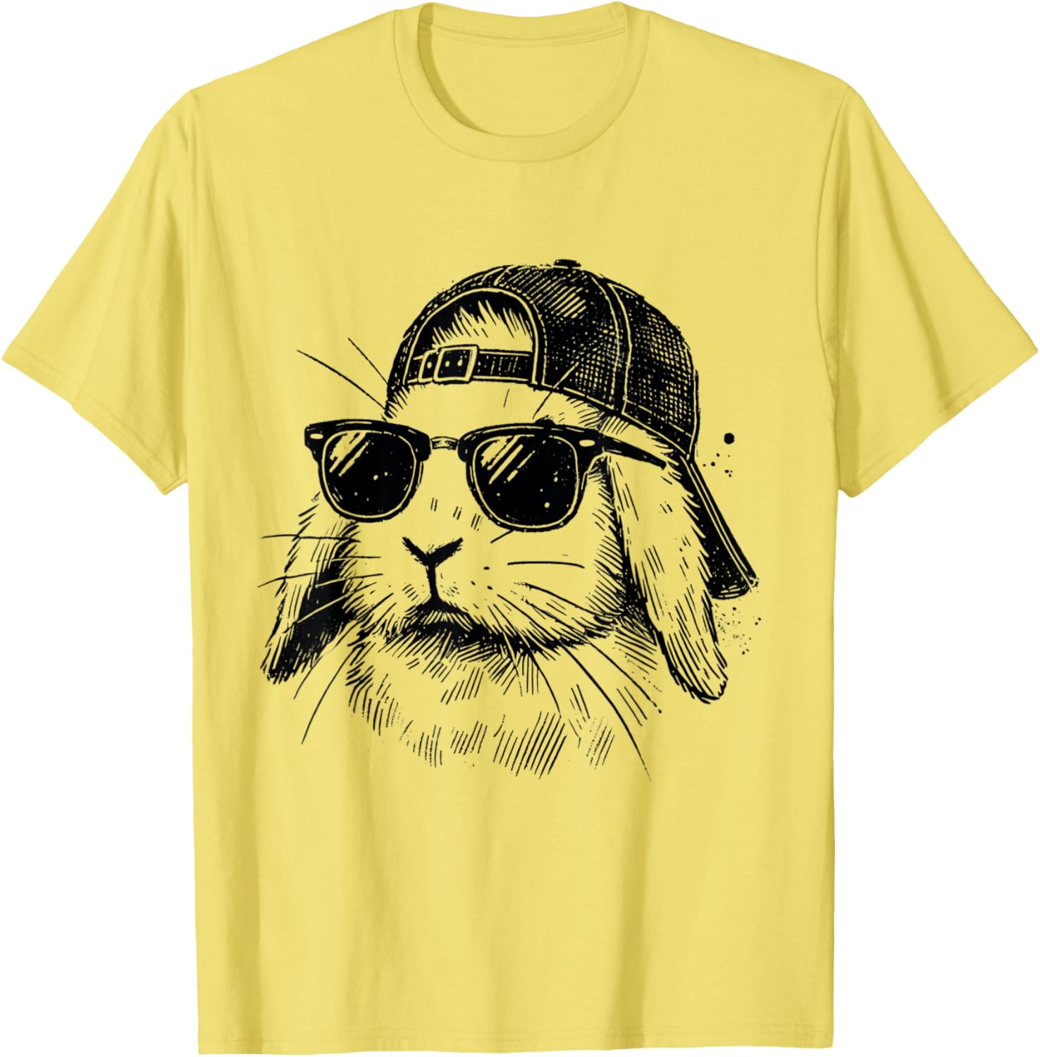 Bunny Face Sunglasses Easter T-Shirt for Boys Men and Kids - 10