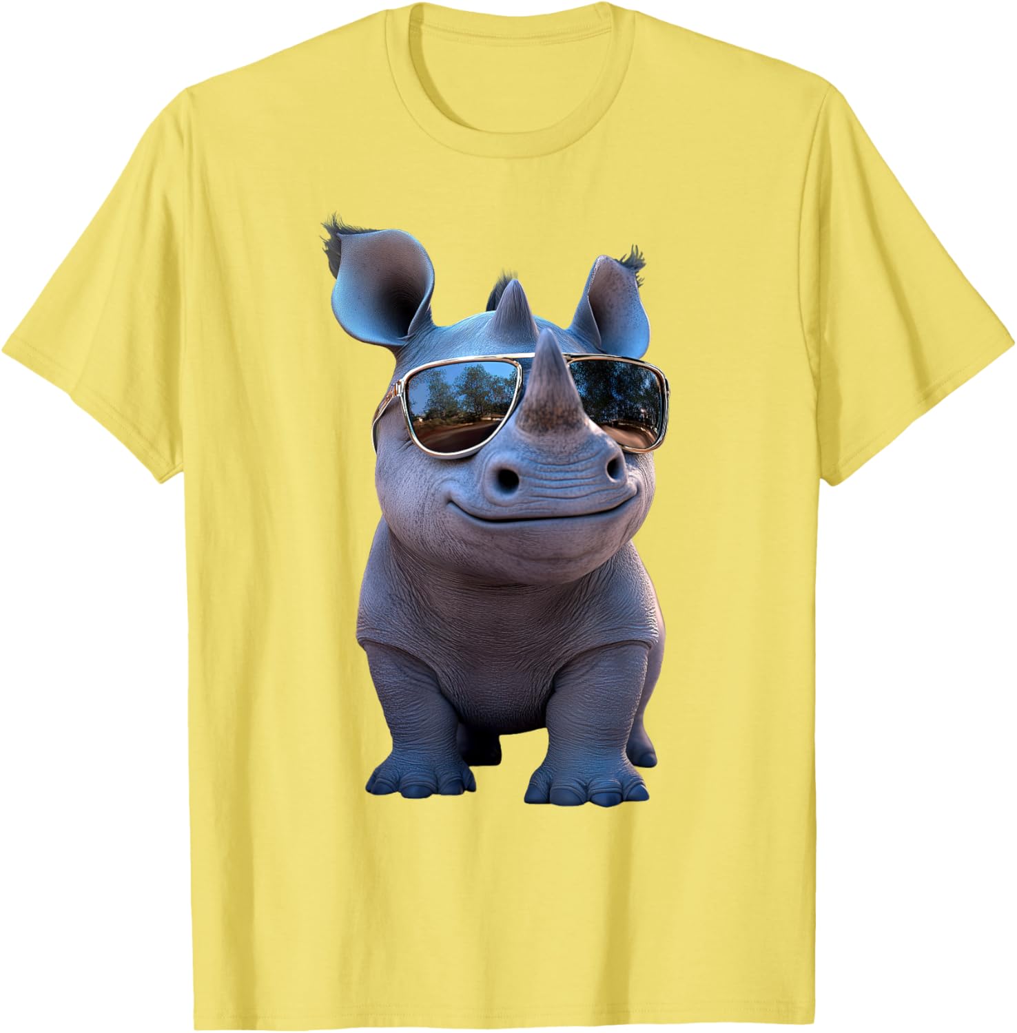 Cute Rhino Safari T-Shirt for Animal Lovers | White Rhinoceros Apparel - 29