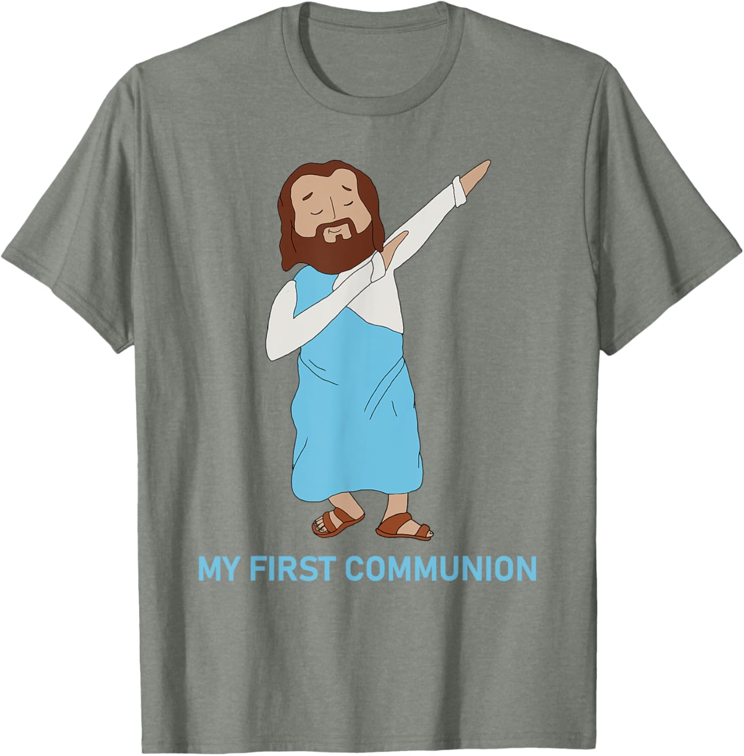 Funny Dabbing Jesus T-Shirt for First Communion - Catholic Gift - 6