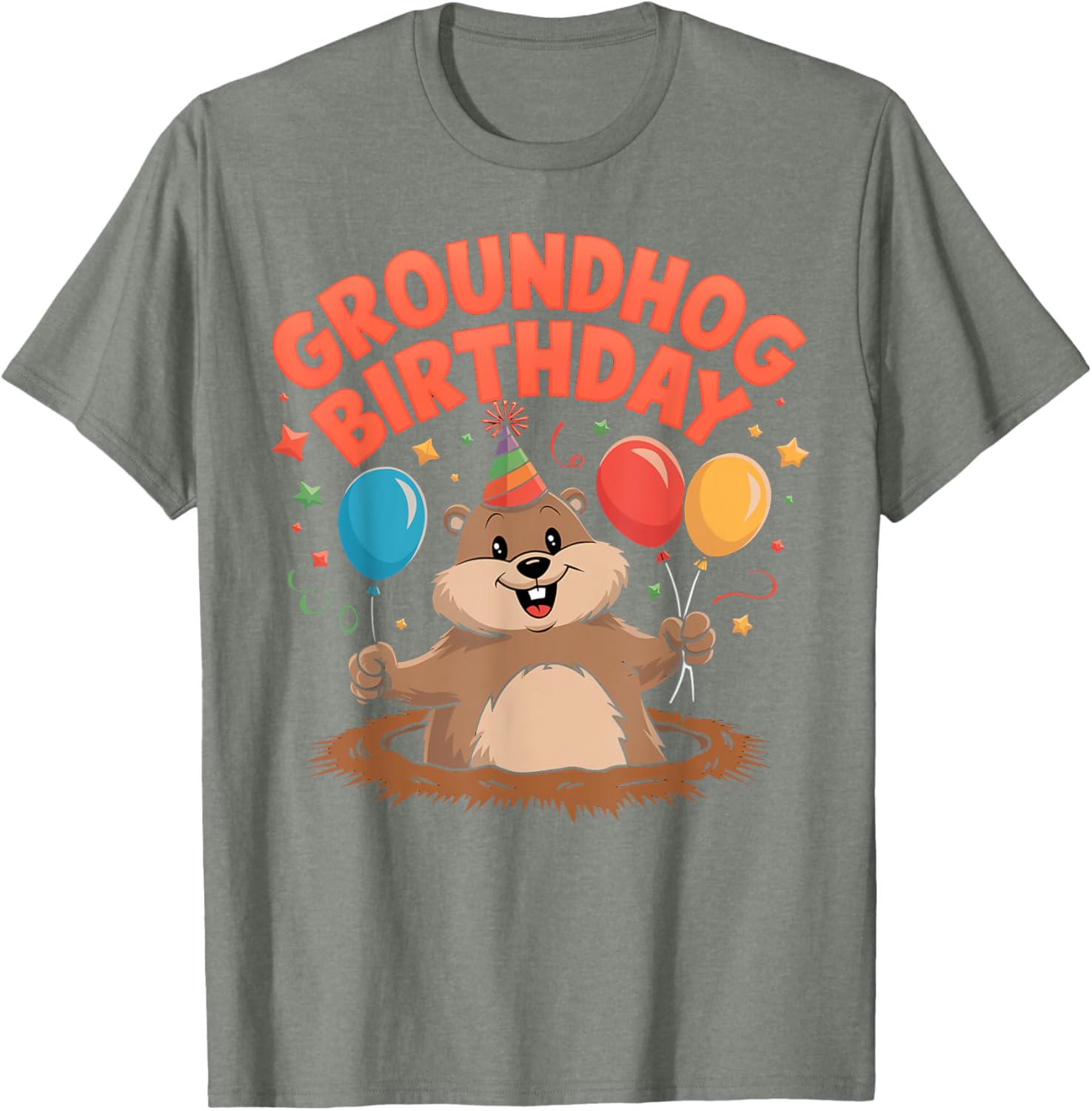 Cute Groundhog Day Birthday T-Shirt for February 2 Celebrations - 20