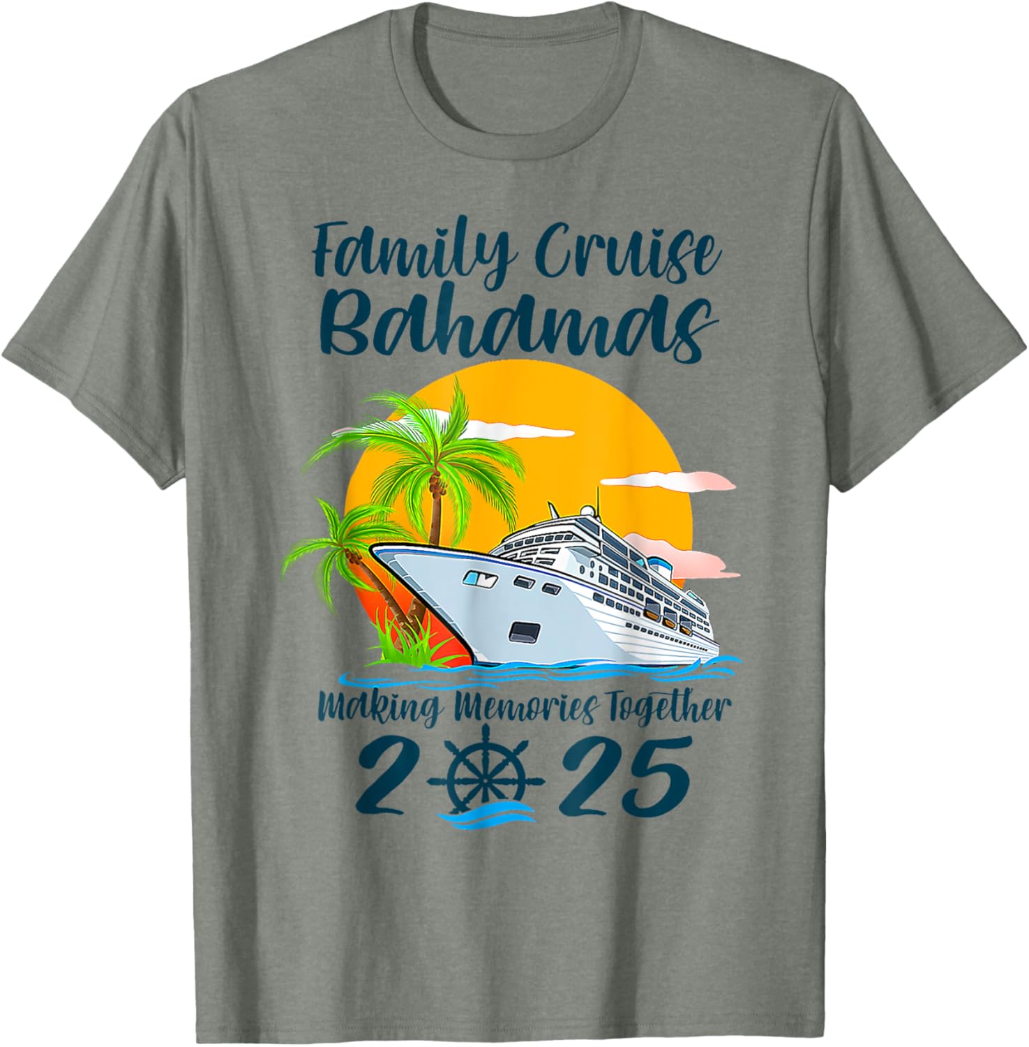 Family Cruise Bahamas Vacation 2025 T-Shirt for Making Memories Together - 10