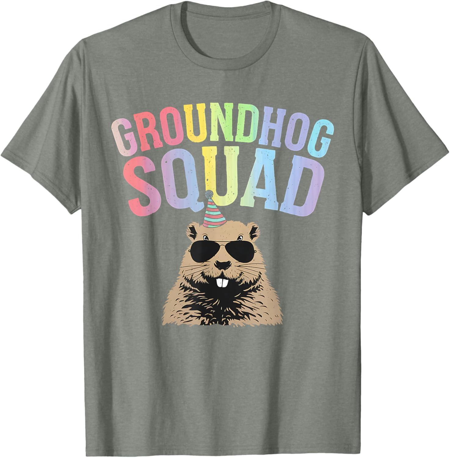 Funny Groundhog Squad T-Shirt for Happy Groundhog Day Family Fun - 29