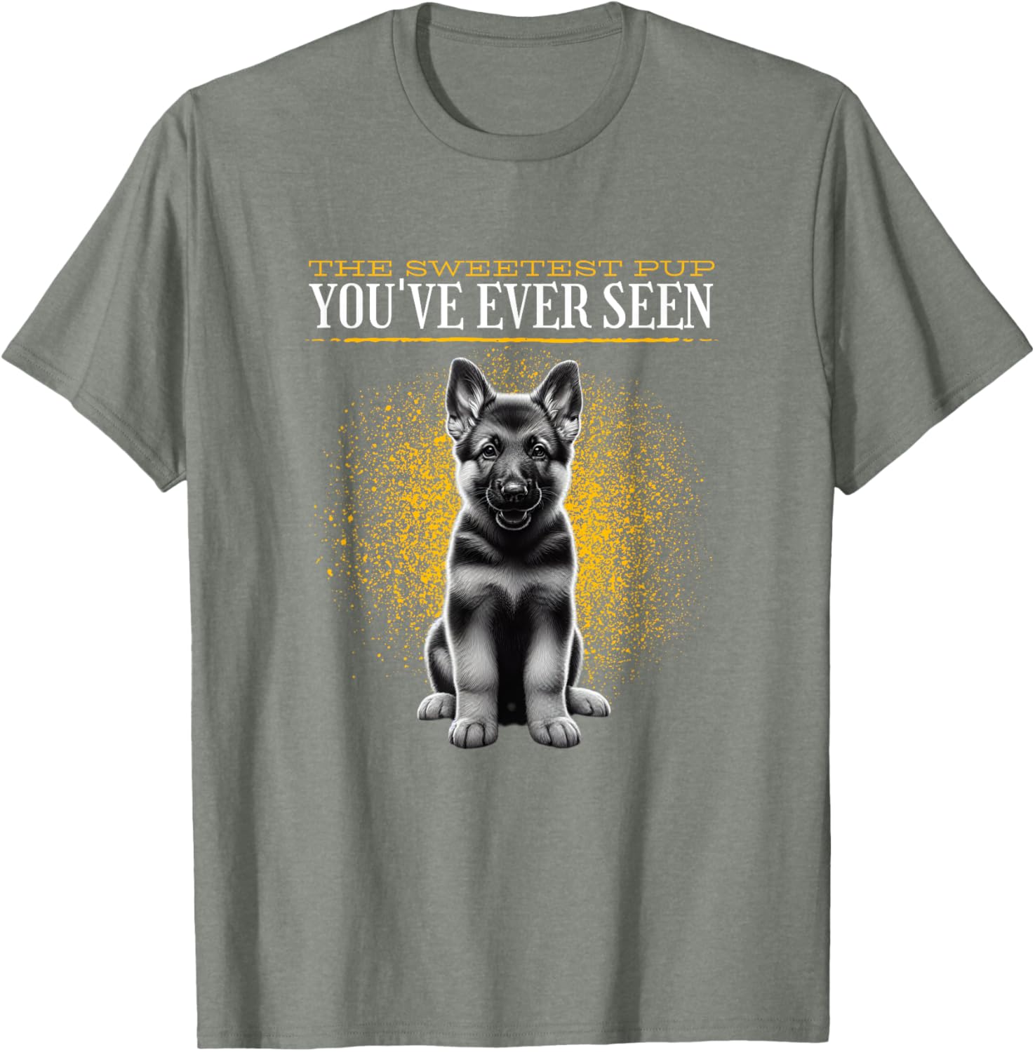 Cute German Shepherd Puppy T-Shirt for Dog Lovers and Pet Owners - 5