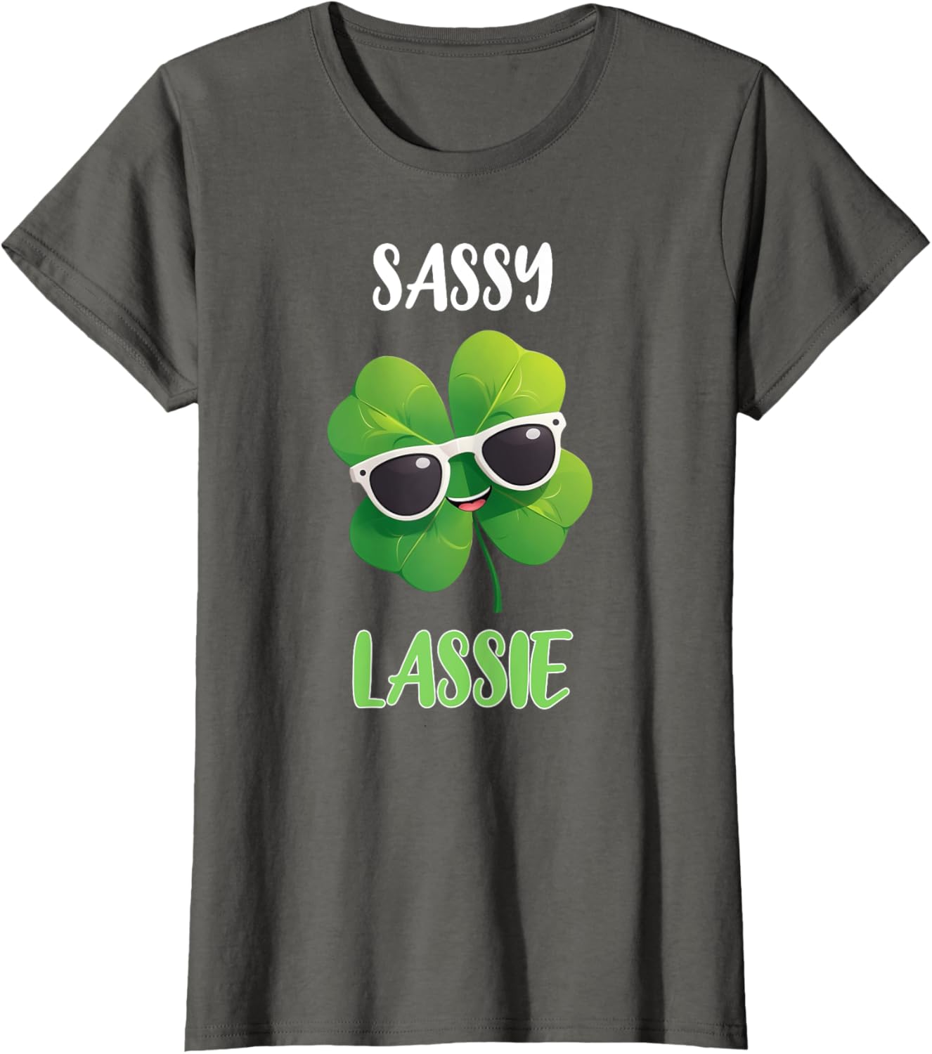 Funny Sassy Lassie St. Patrick's Day T-Shirt for Celebrating in Style - 2