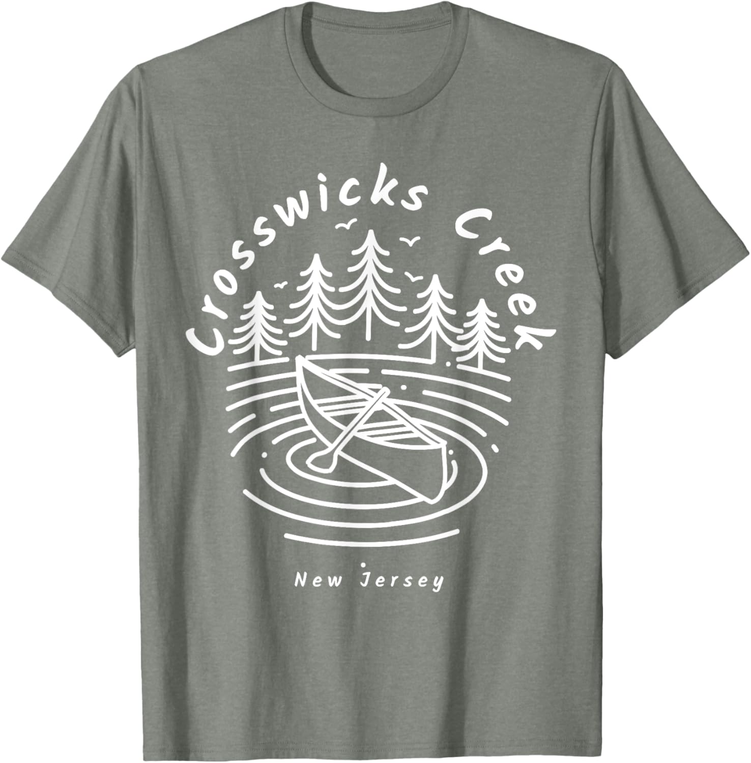 Crosswicks Creek New Jersey T-Shirt Perfect for Locals and Visitors - 7