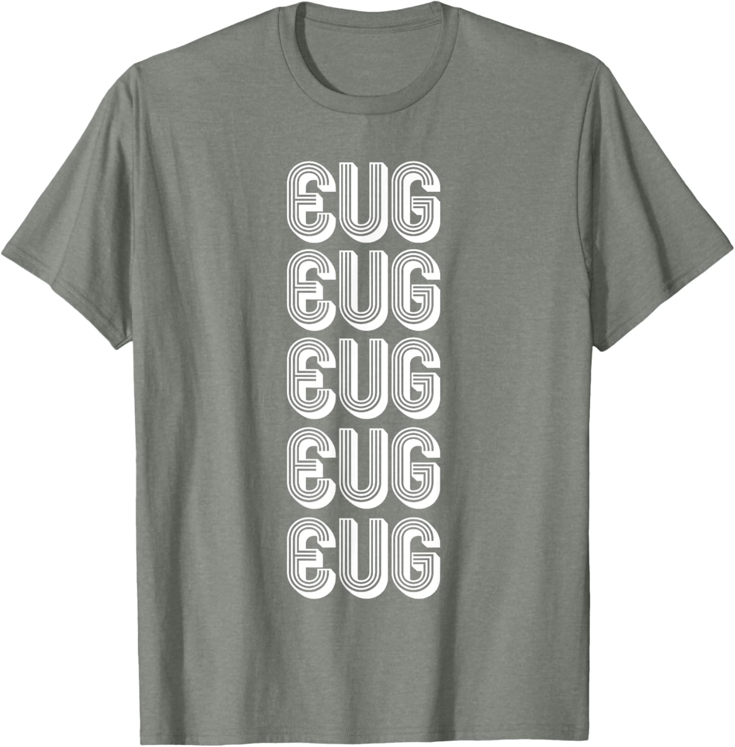 EUG Eugene Airport Travel T-Shirt for Comfortable Travel Style - 5