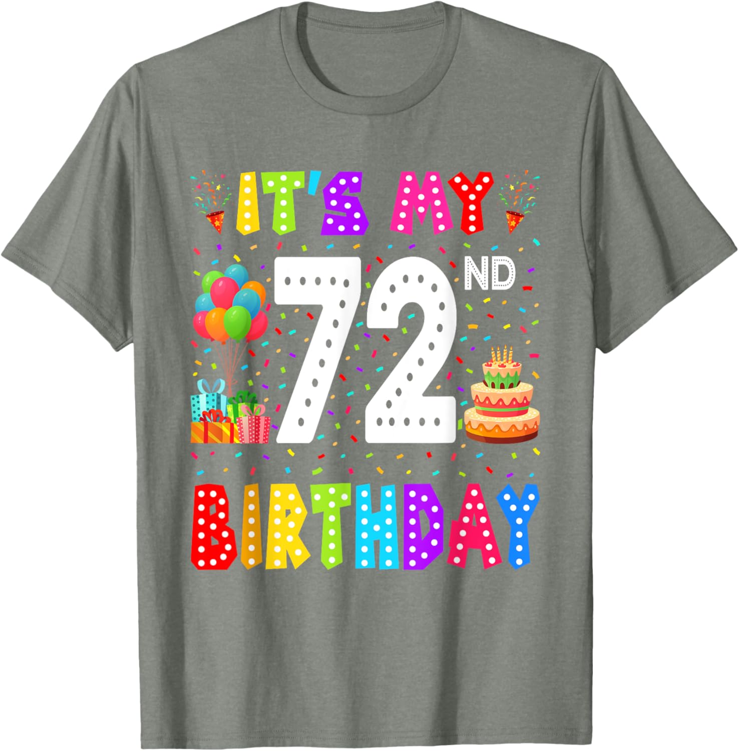 Funny 72nd Birthday T-Shirt for Men and Women - Perfect Gift Idea - 13