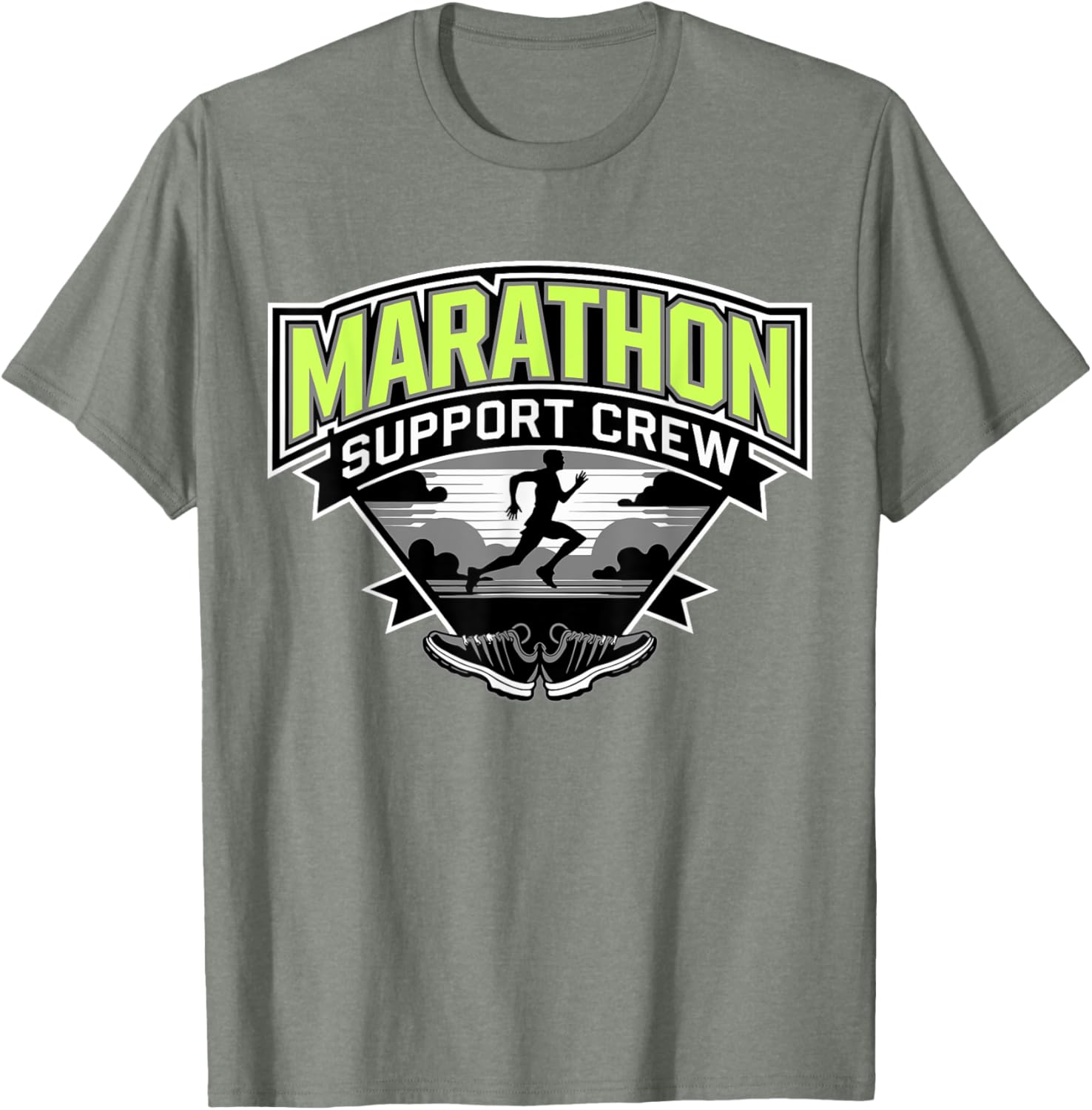Funny Marathon Support Crew T-Shirt for Men and Women, Perfect Gift - 7