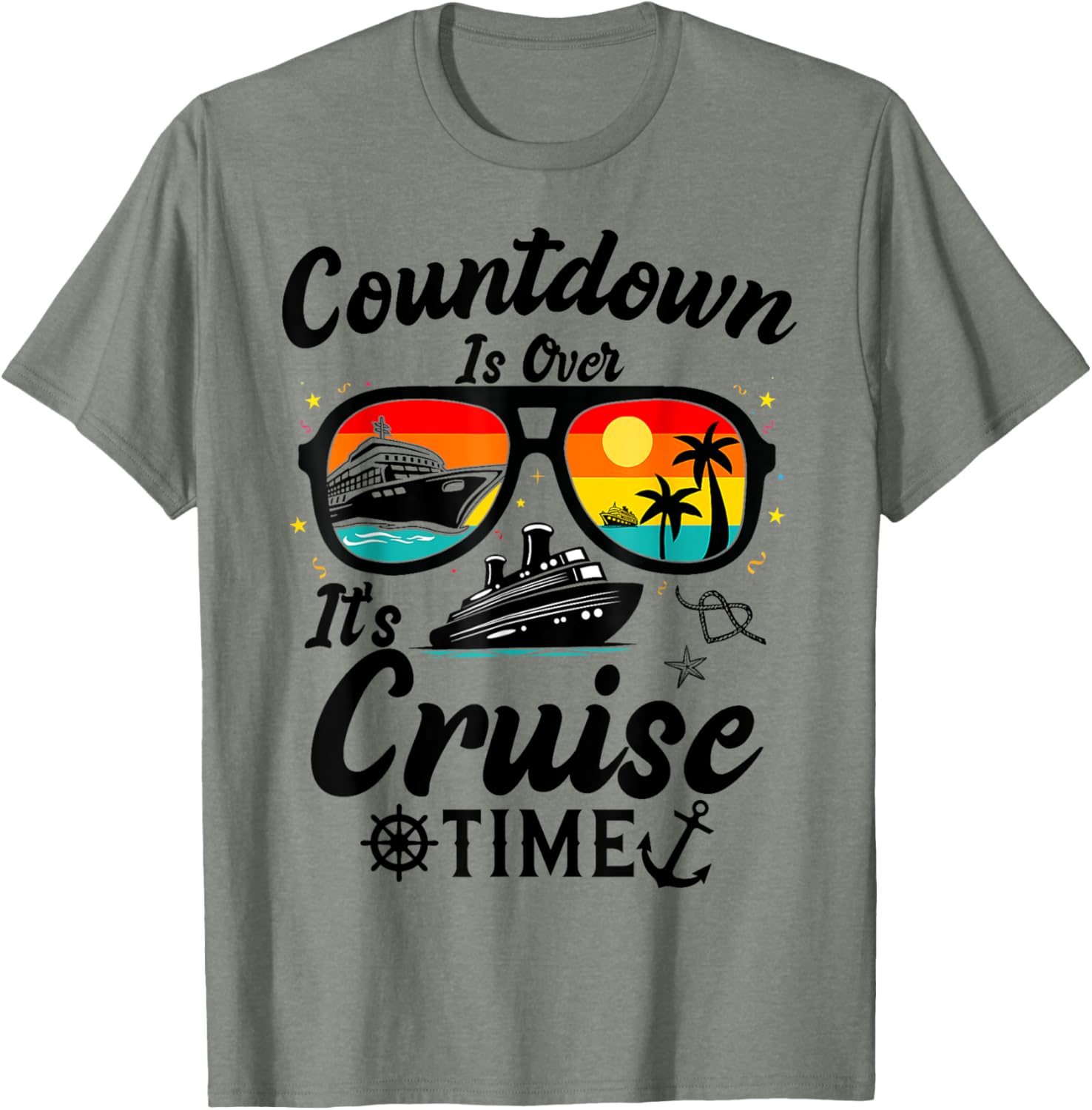 Cruise Time Countdown T-Shirt for Men and Women - Fun Vacation Apparel - 15