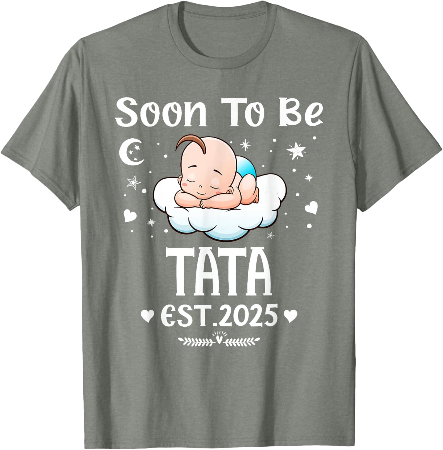 Cute Hearts Father's Day T-Shirt for 2025 by Soon To Be Tata - 9