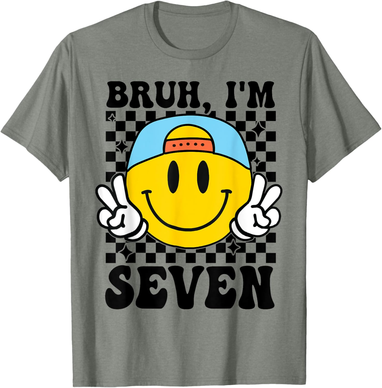 Groovy 7th Birthday T-Shirt for Boys and Girls - Fun Party Gift - 10