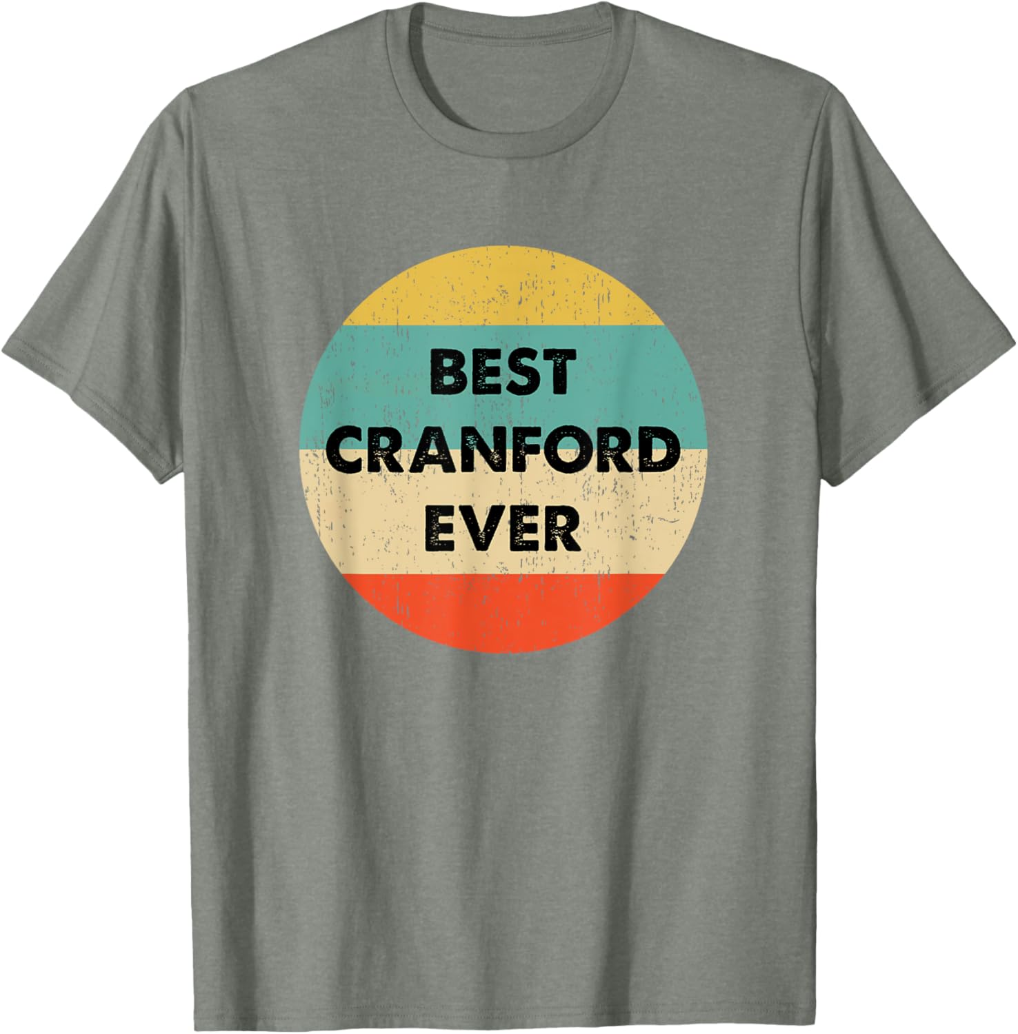 Cranford Name T-Shirt for Stylish Comfort in Clothing and Jewelry - 7