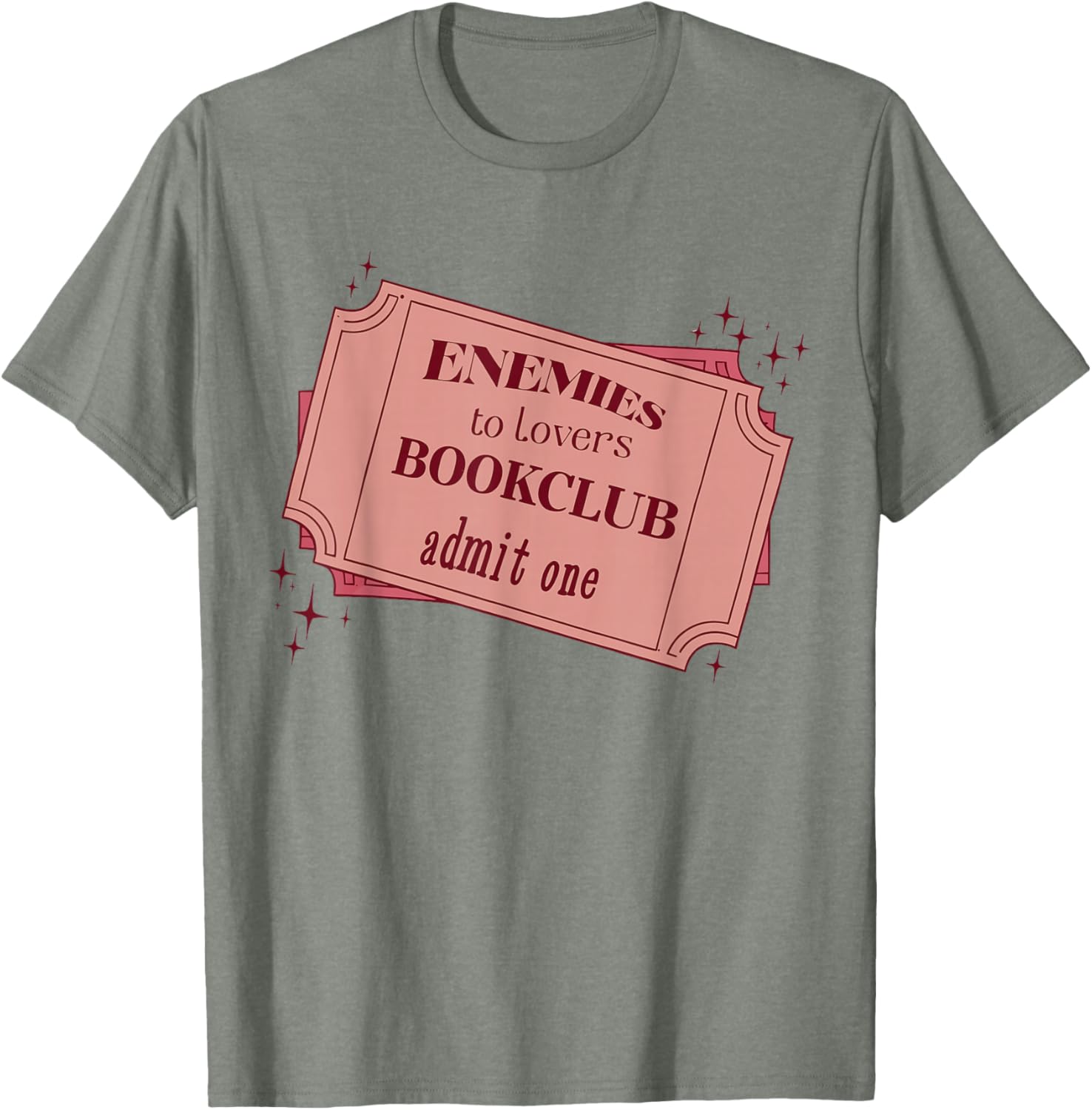 Enemies to Lovers Bookclub Romance Reader T-Shirt for Book Lovers - 6