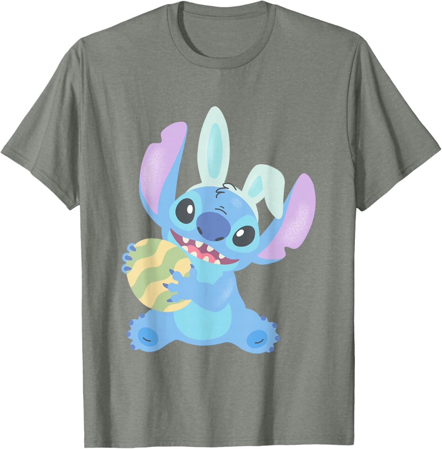 Cute Lilo & Stitch Easter T-Shirt with Adorable Stitch in Bunny Ears - 7