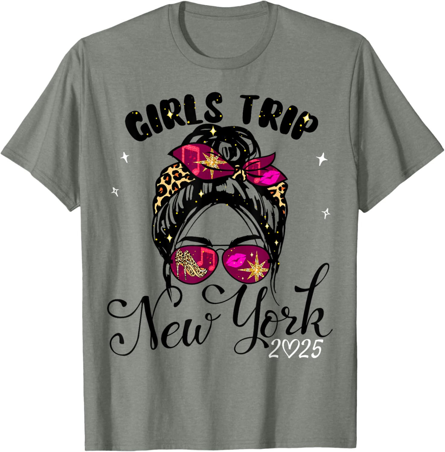 Girls Trip New York 2025 T-Shirt for Women's Birthday Weekend Fun - 9