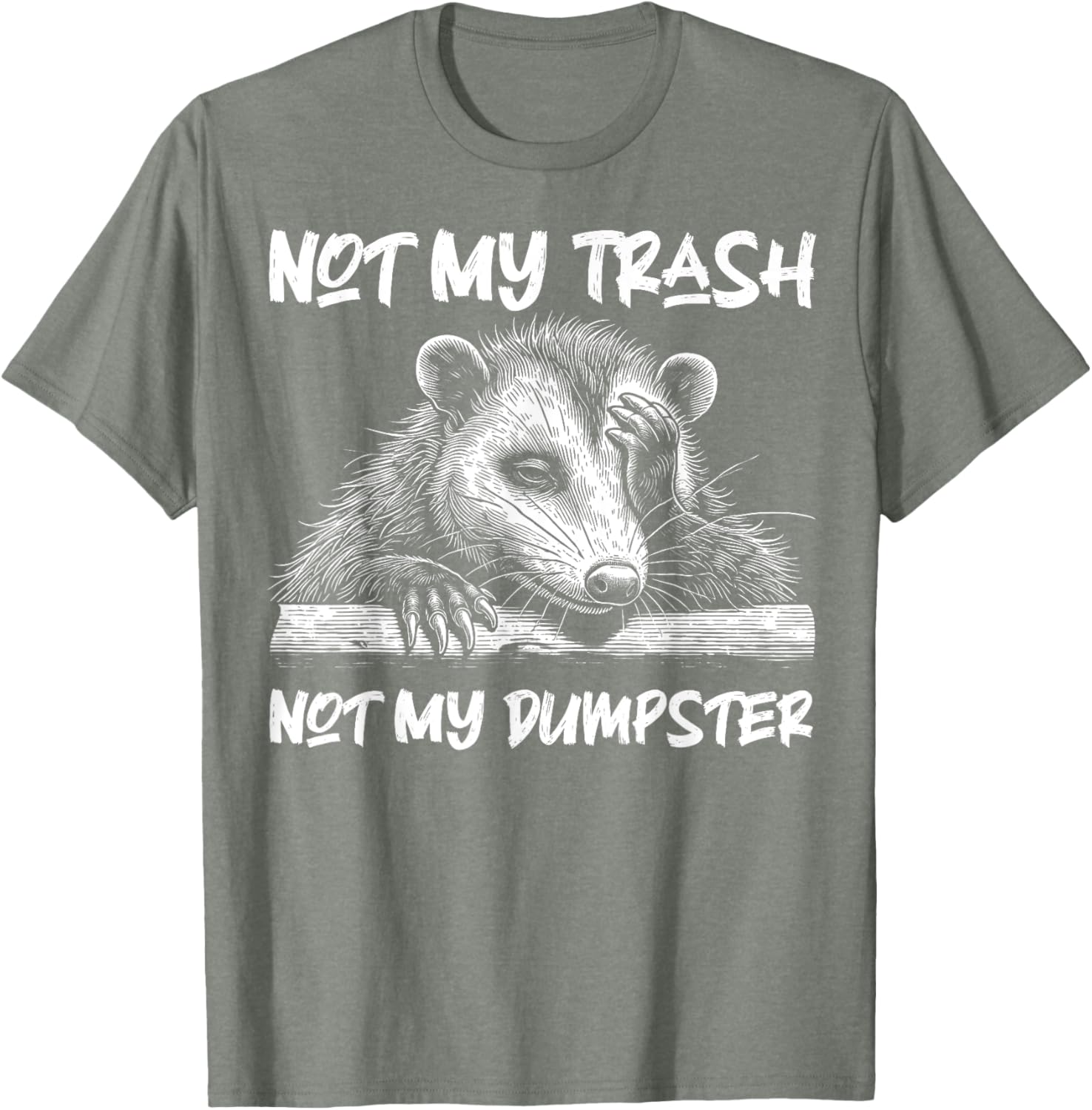 Funny Cute Baby Opossum T-Shirt for Animal Lovers and Opossum Fans - 15