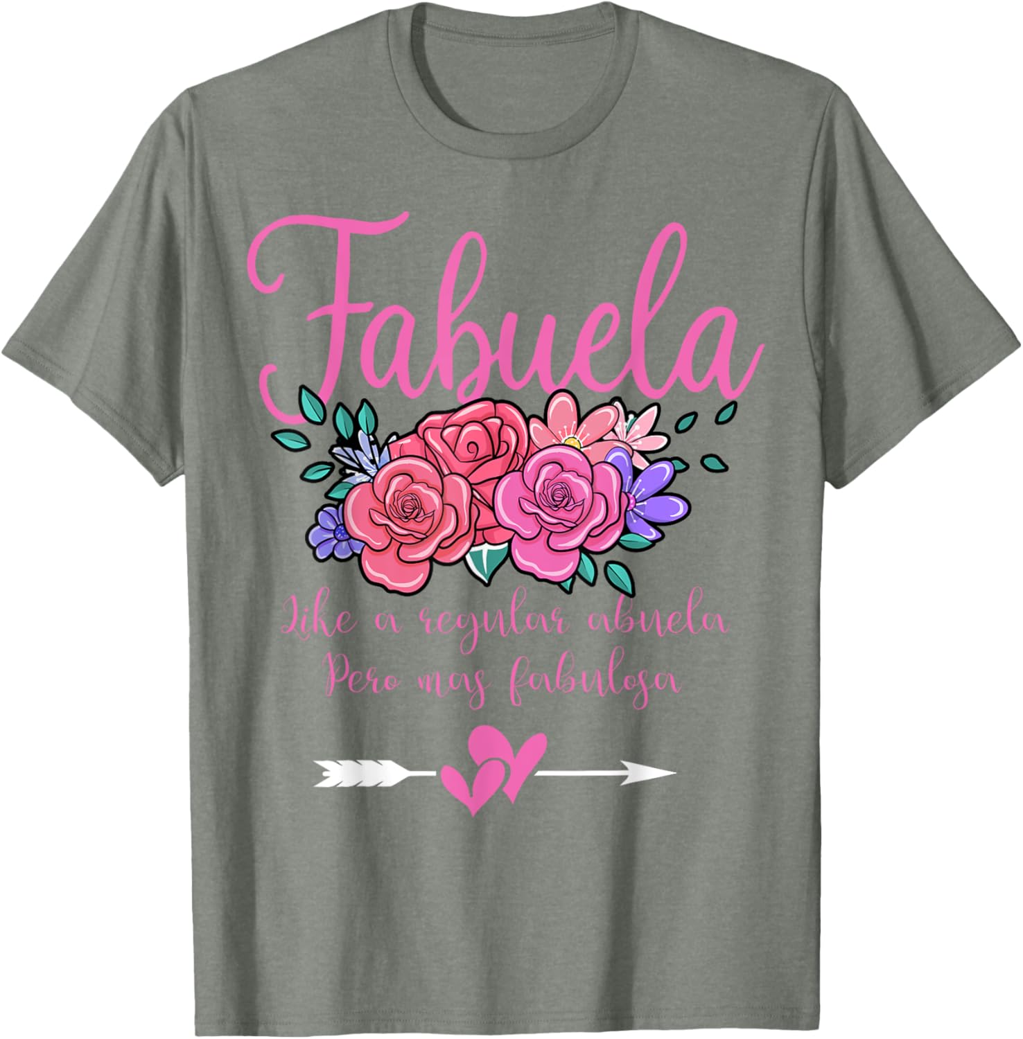 Fabuela Abuela Funny Spanish Grandma Definition T-Shirt for Family Fun - 18