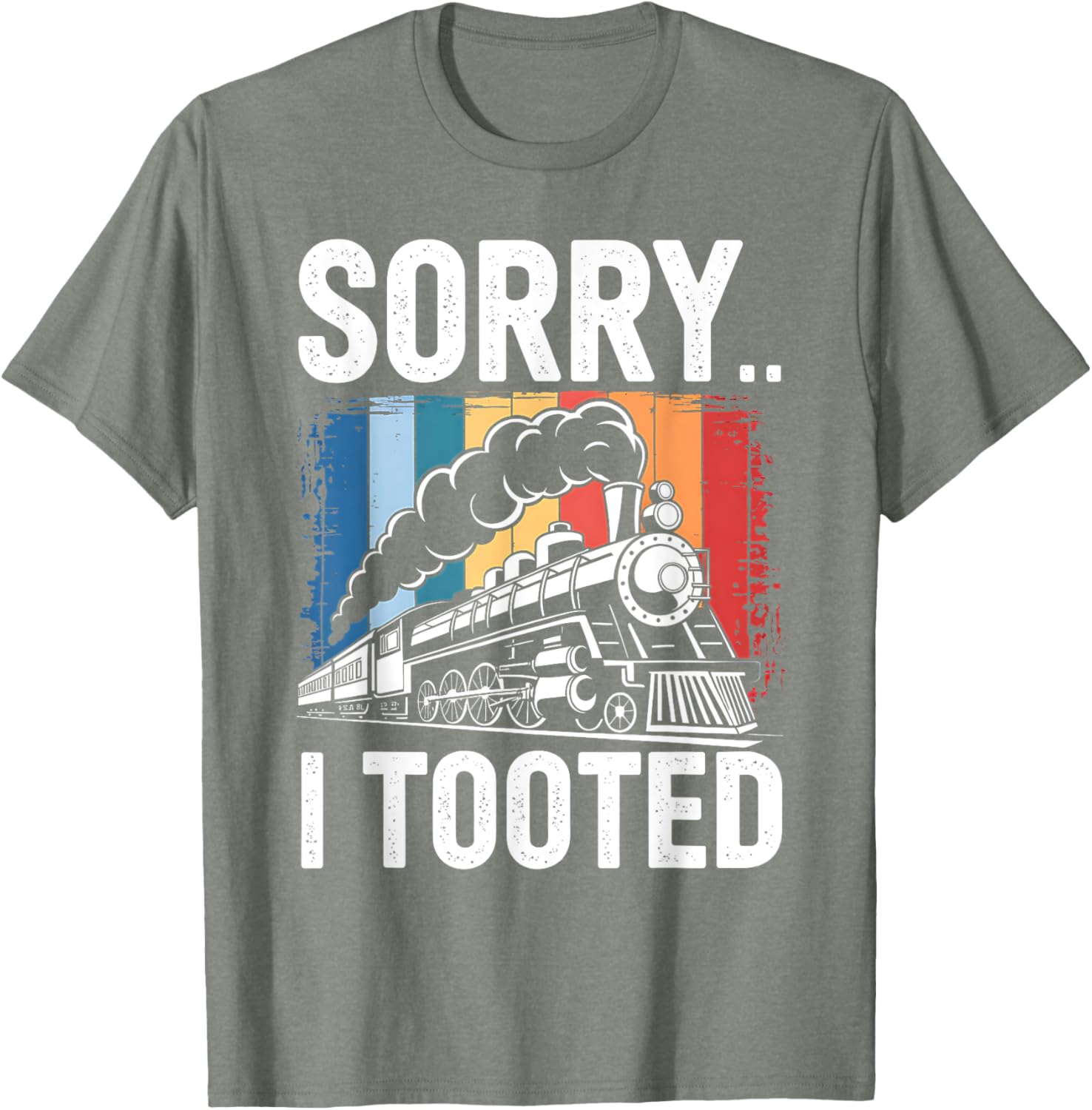 Funny Train Sorry I Tooted T-Shirt for Kids - Perfect Railroad Gift - 23
