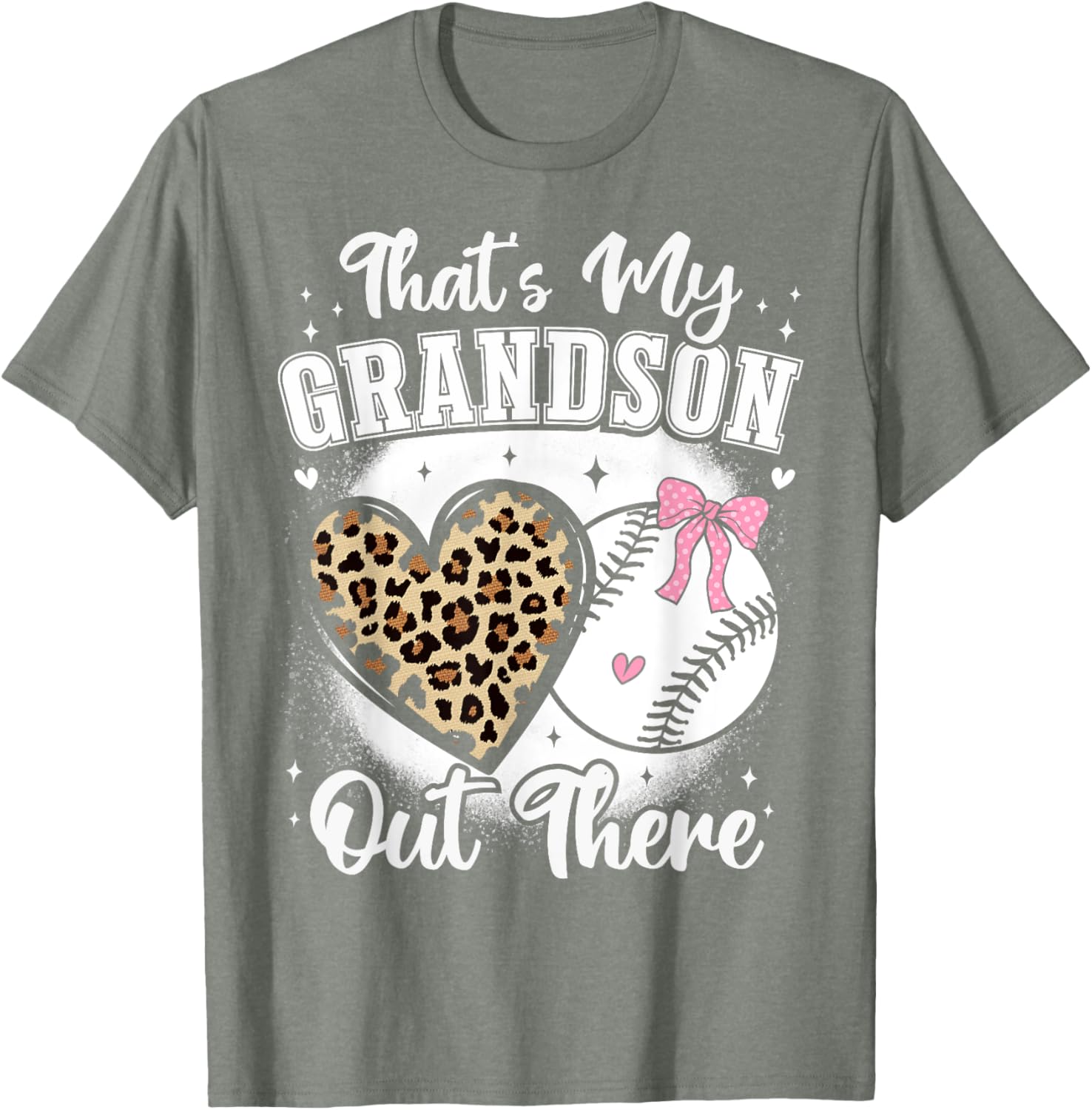 Cheer Grandma Tshirt for Baseball Nana Proud of Her Grandson - 10