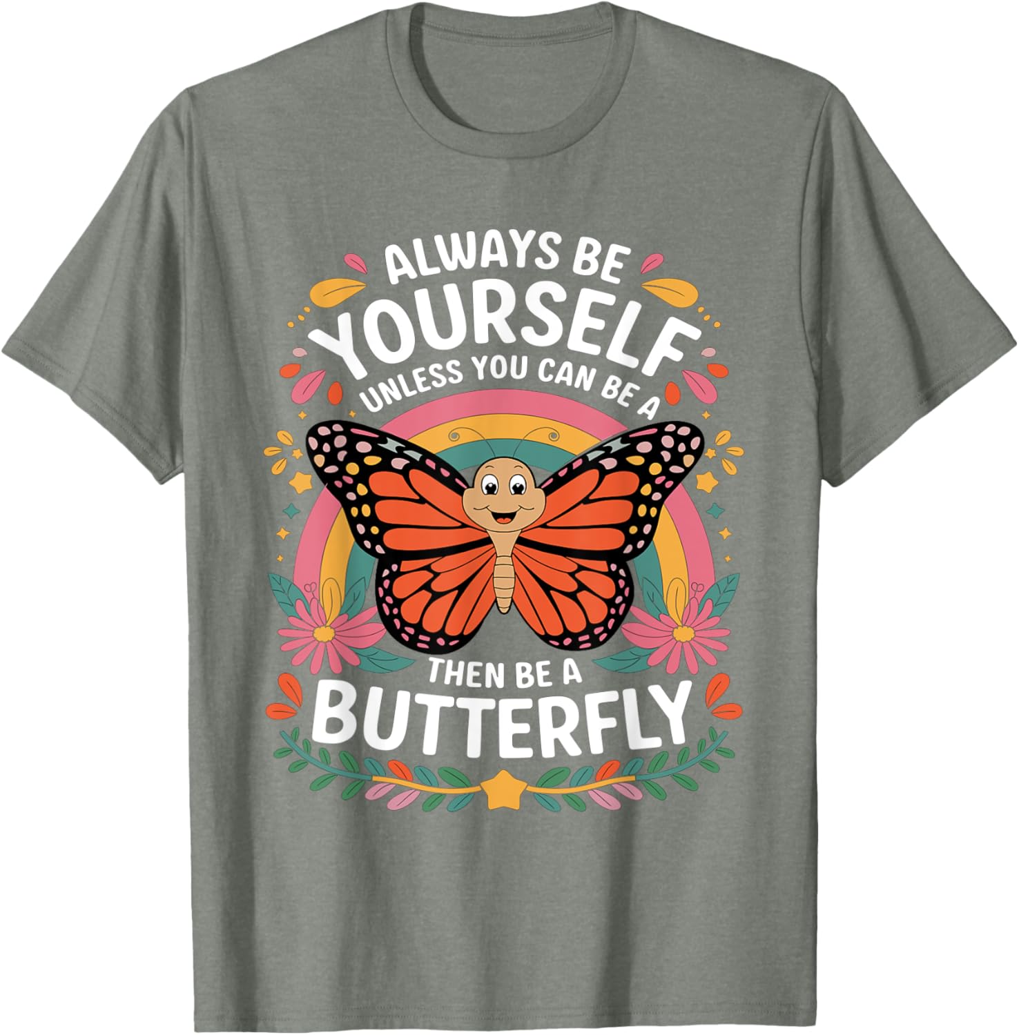 Cute Butterfly T-Shirt with Funny Sarcastic Jokes for Butterfly Lovers - 15