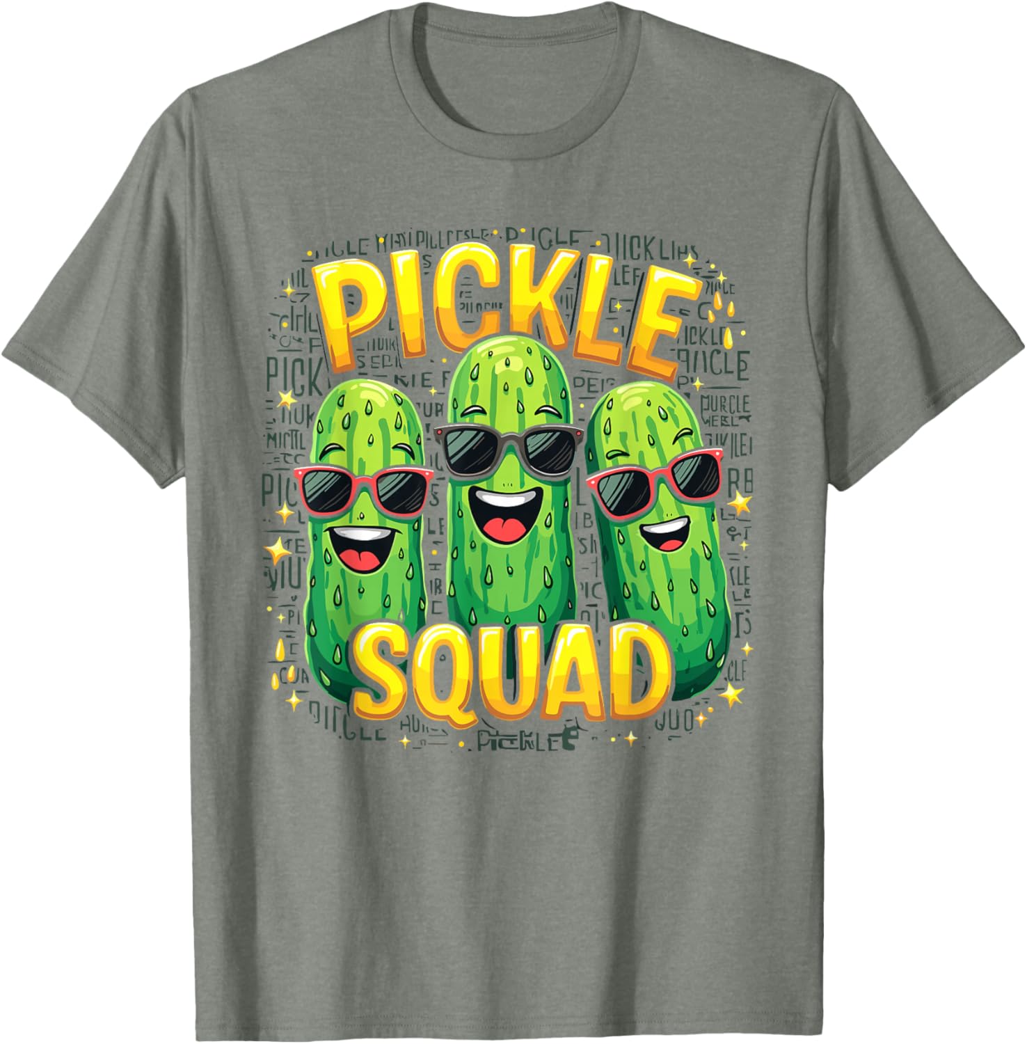 Cute Pickle Squad Shirt Fun Cucumber Jar T-Shirt for Pickle Lovers - 21