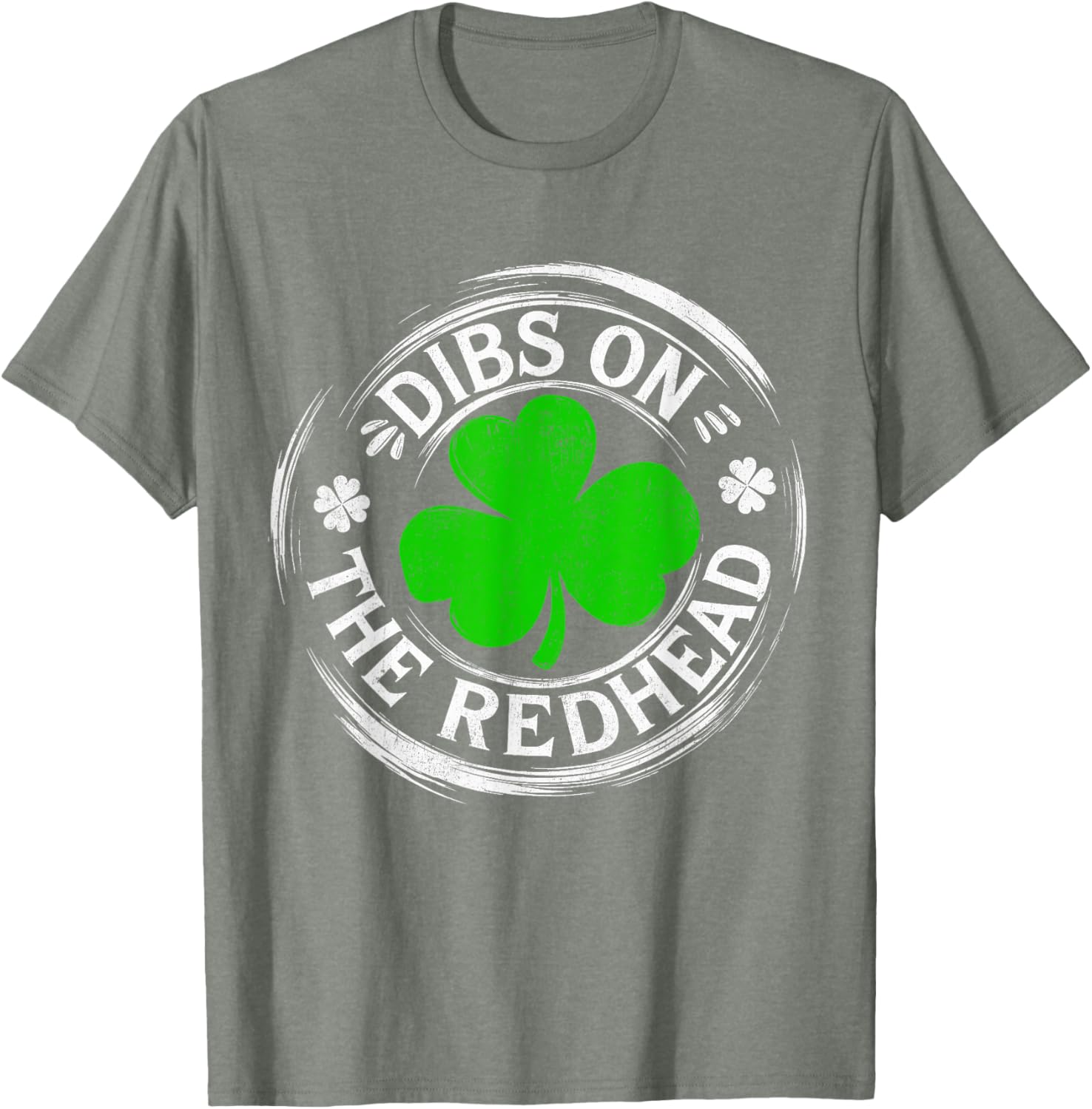 Dibs On The Redhead Funny St Patrick's Day T-Shirt for Fun Celebrations - 3