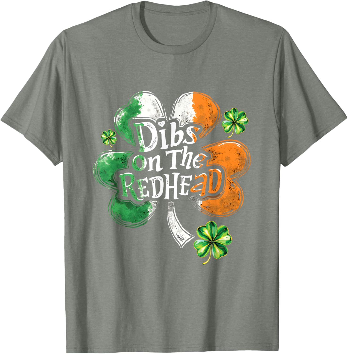 Dibs on the Redhead St Patrick's Shamrock T-Shirt for Irish Pride - 5