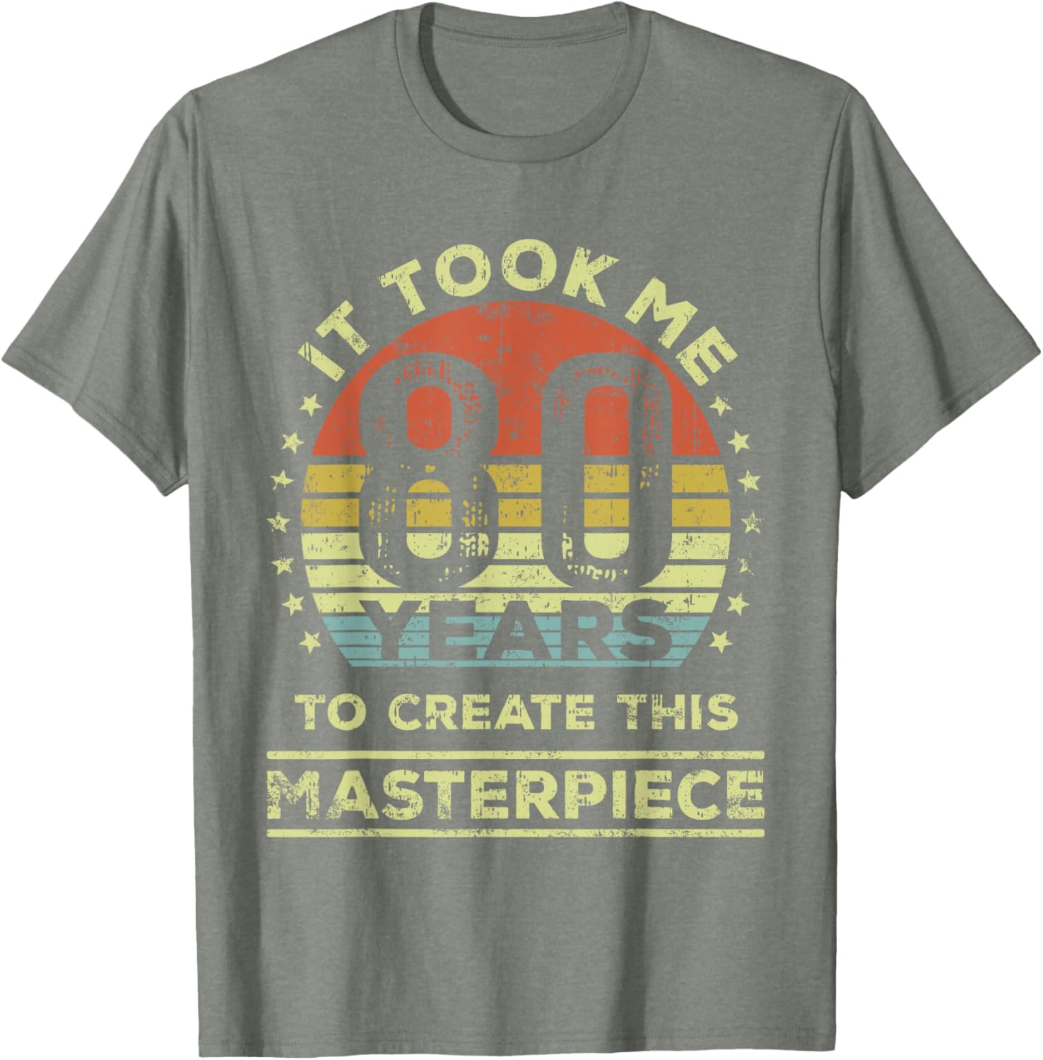 Celebrate 80 Years with This Funny 80th Birthday T-Shirt for Him/Her - 2