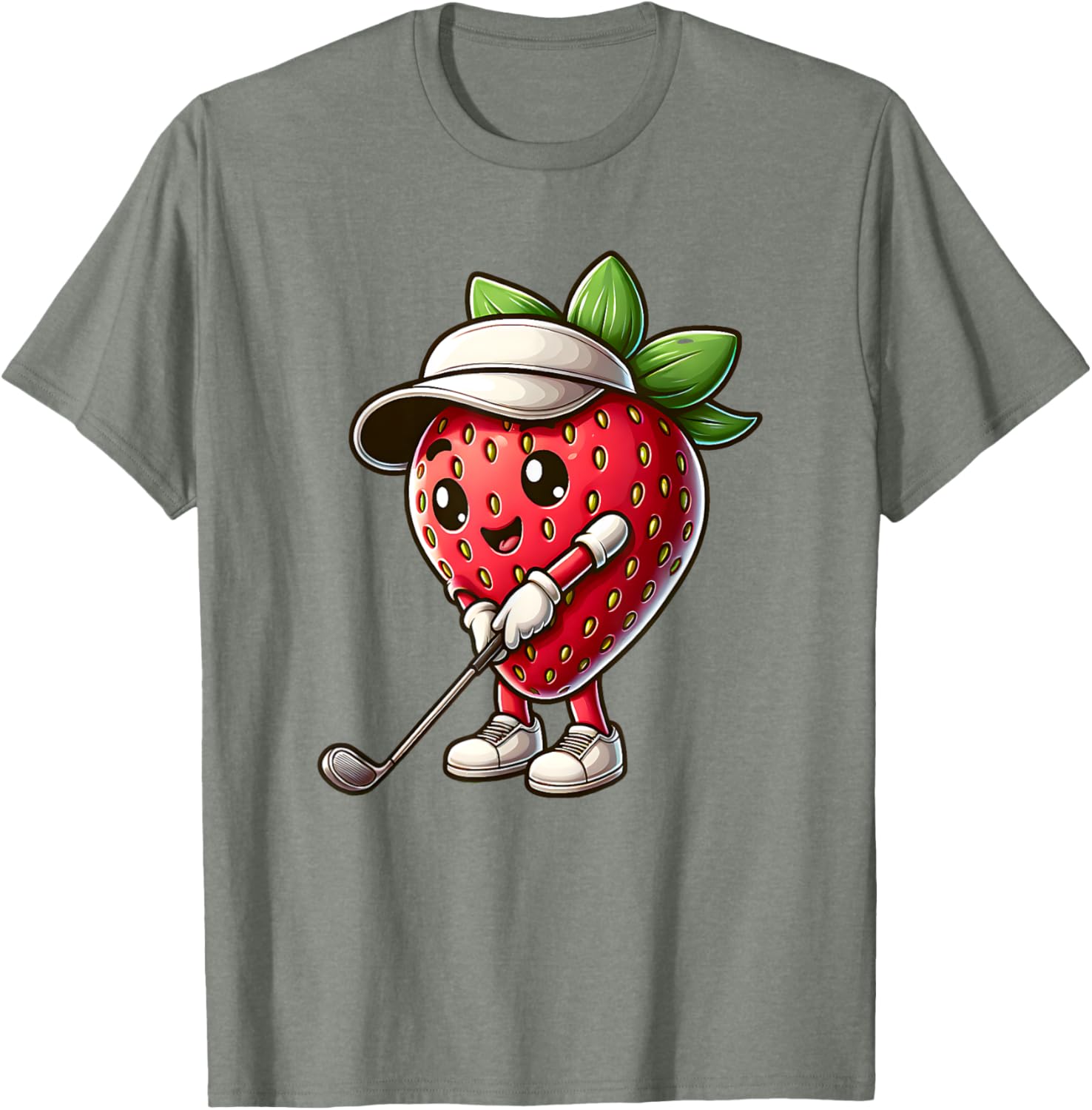 Funny Strawberry Golf Buddy T-Shirt for Golf Lovers and Friends - 4