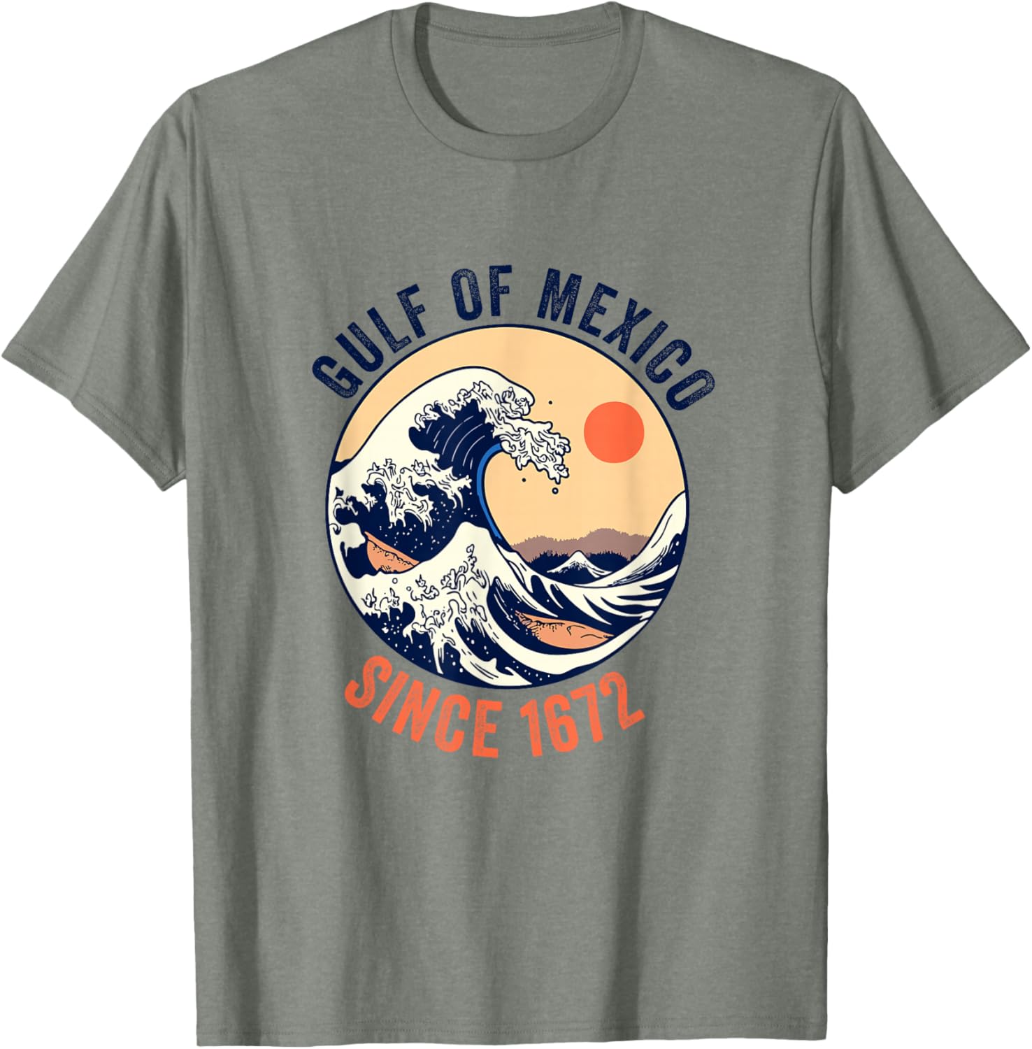 Gulf of Mexico Since 1672 T-Shirt for Proud Mexican Gulf Lovers - 5