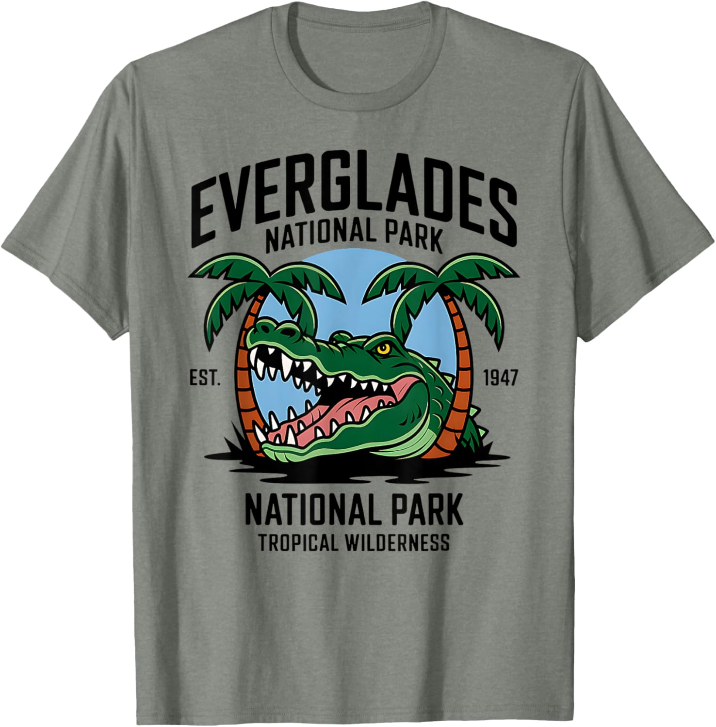 Everglades National Park Tropical Wilderness T-Shirt for Nature Lovers - 3