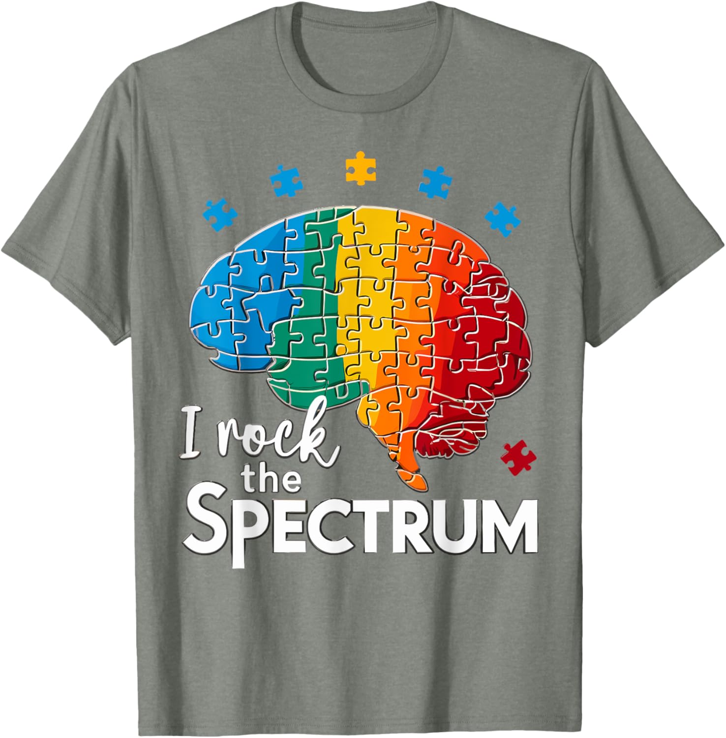 Cute Autism Awareness T-Shirt for Toddlers I Rock The Spectrum Design - 14