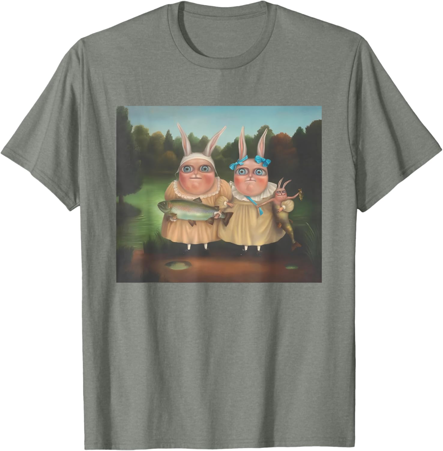 Cute Easter Bunny T-Shirt for Rabbit Lovers by Irena Aizen - 9