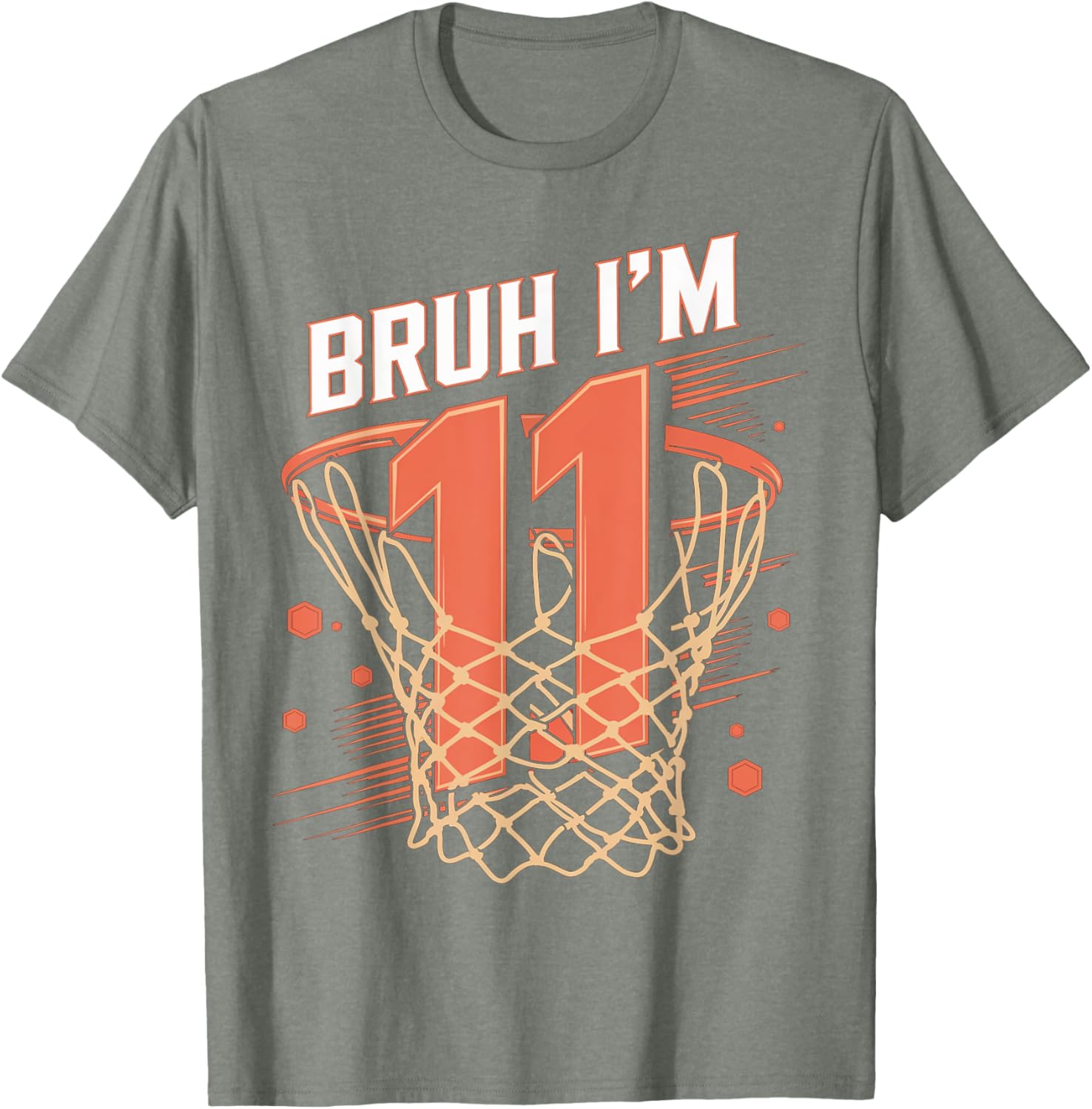 Cool Basketball Shirt for 11 Year Old Boys Birthday Celebration - 11